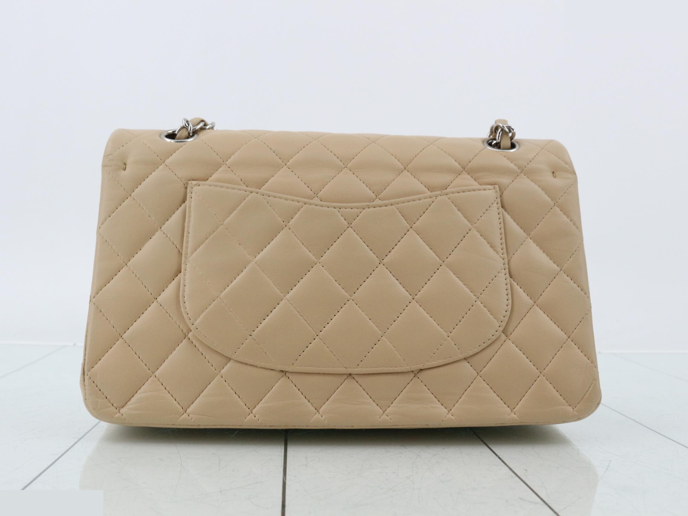Matelassé Lambskin Double Flap 25 Chain Shoulder Bag, Series 13 — view 2