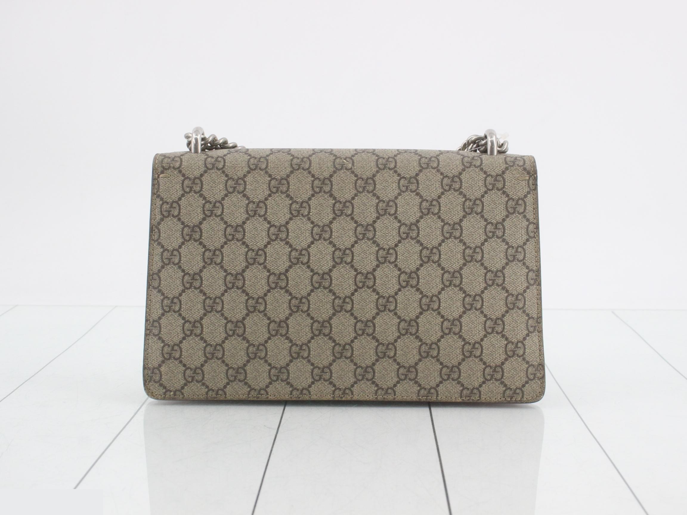 Dionysus GG Supreme Beige Chain Shoulder Bag — view 2