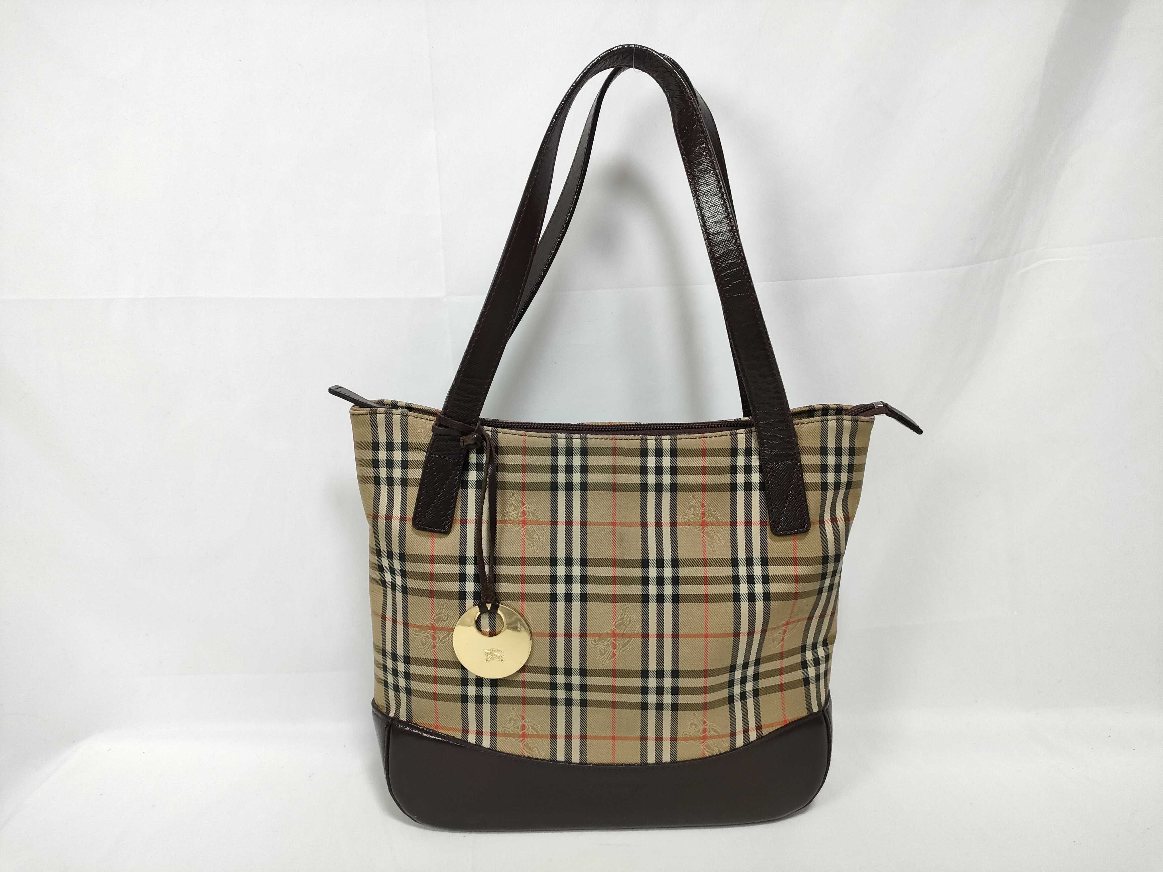 Nova Check Tote Bag with Charm