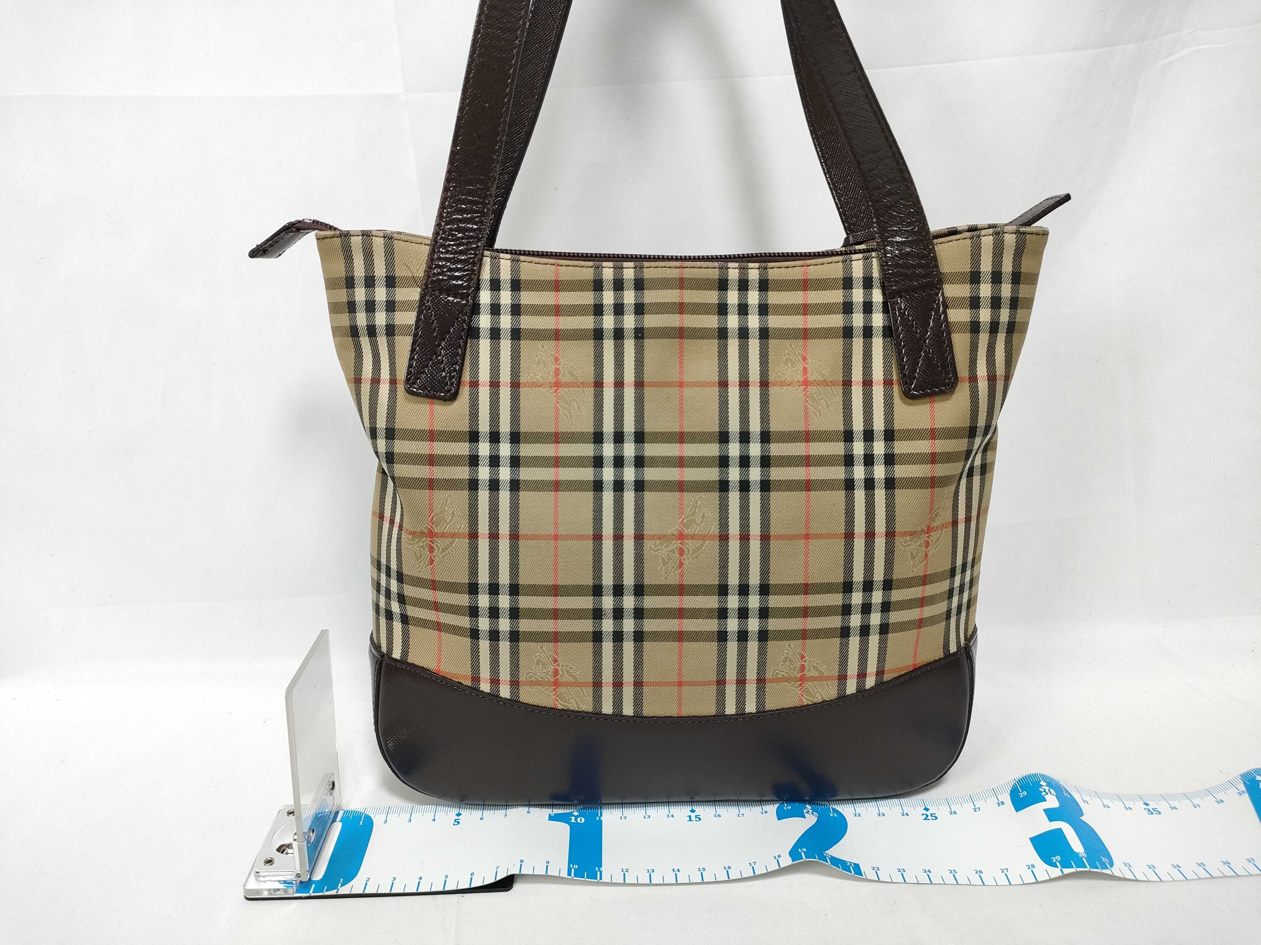 Nova Check Tote Bag with Charm — view 2