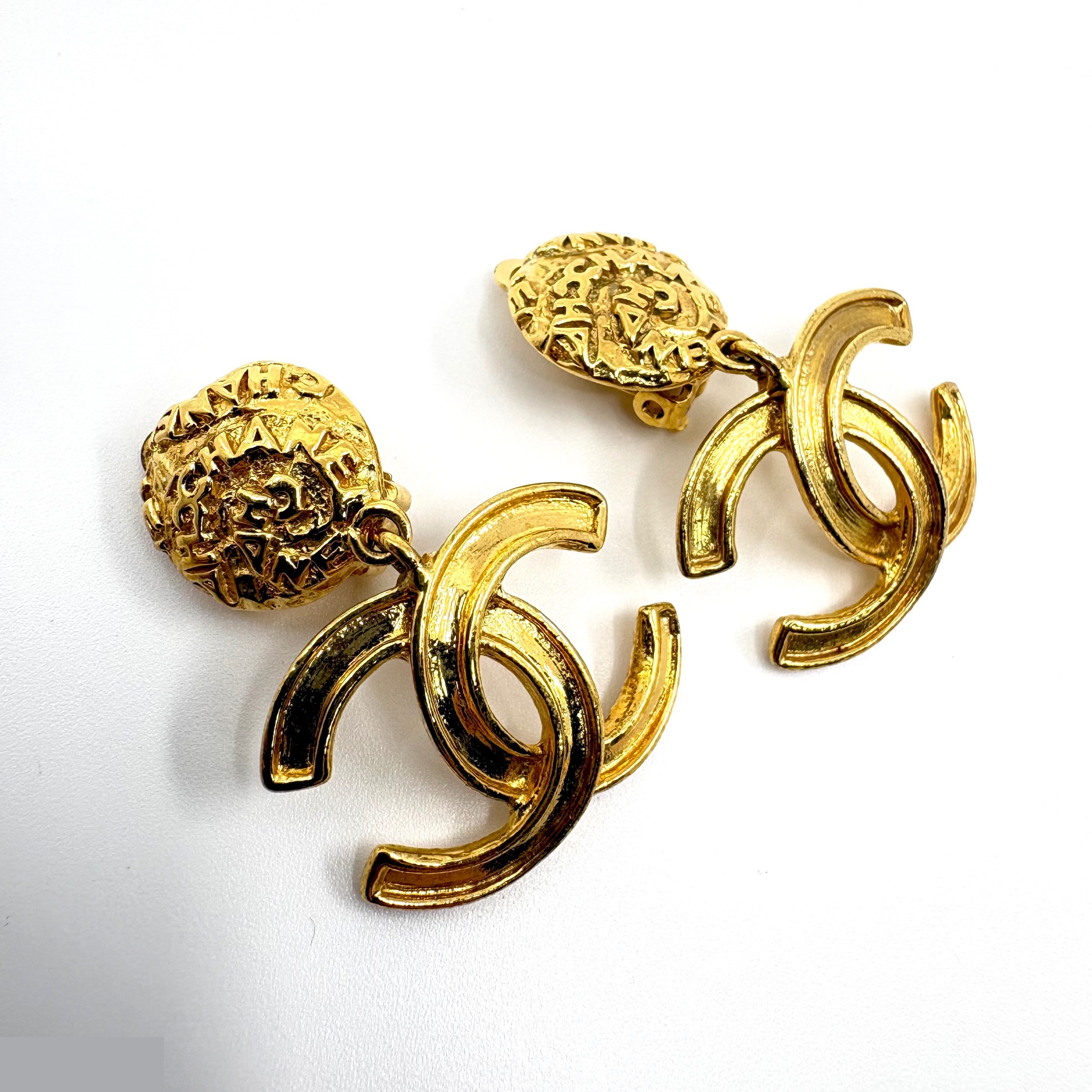 Coco Mark Swing (Precious Metal) Earrings — view 2