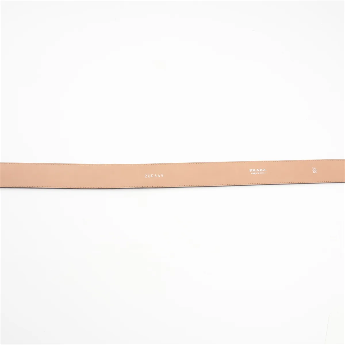 Triangle Logo Belt 85 Suede Black — view 4