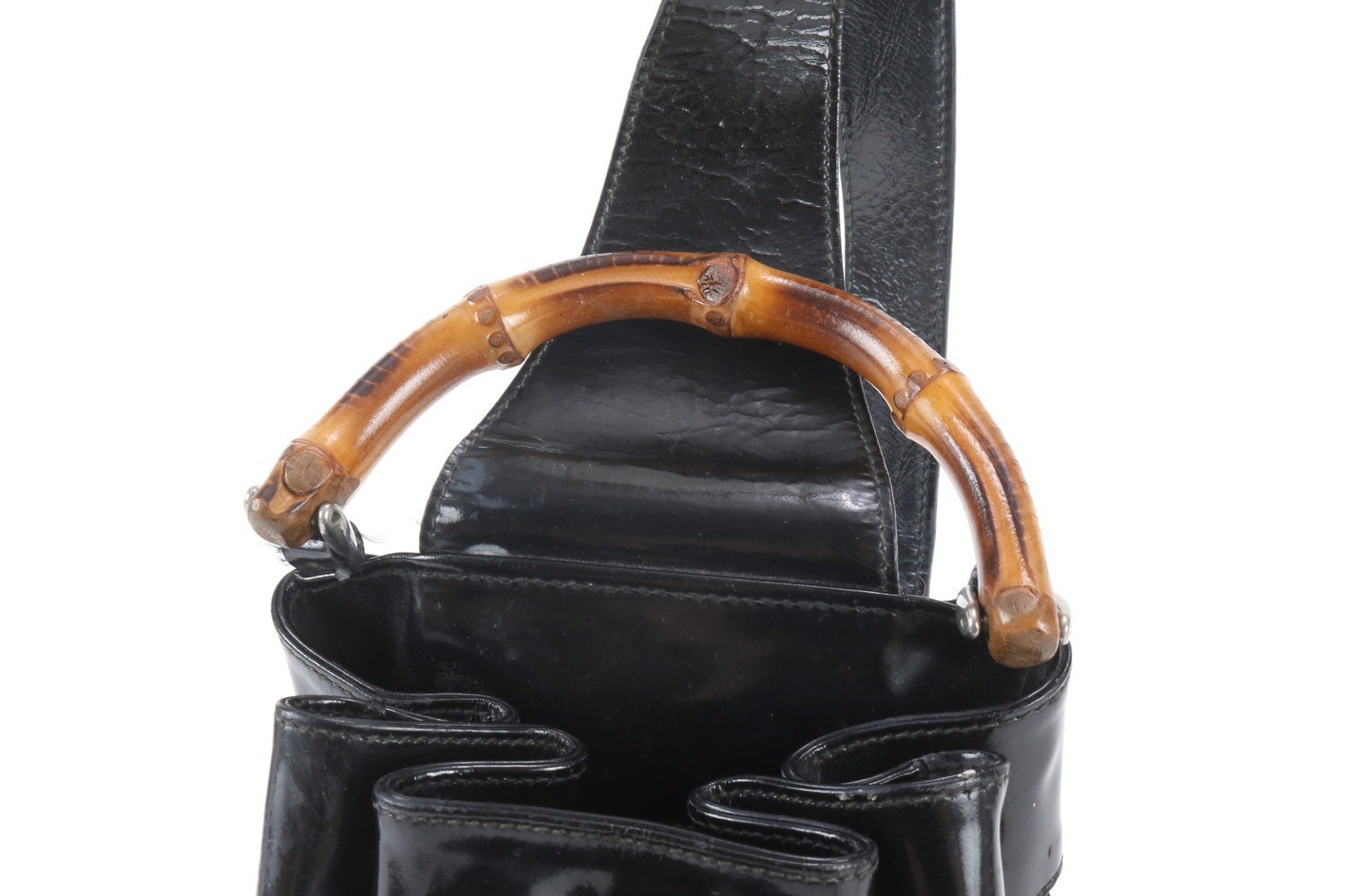 Bamboo 003 2113 Leather Nylon 2-Way Shoulder Bag — view 3