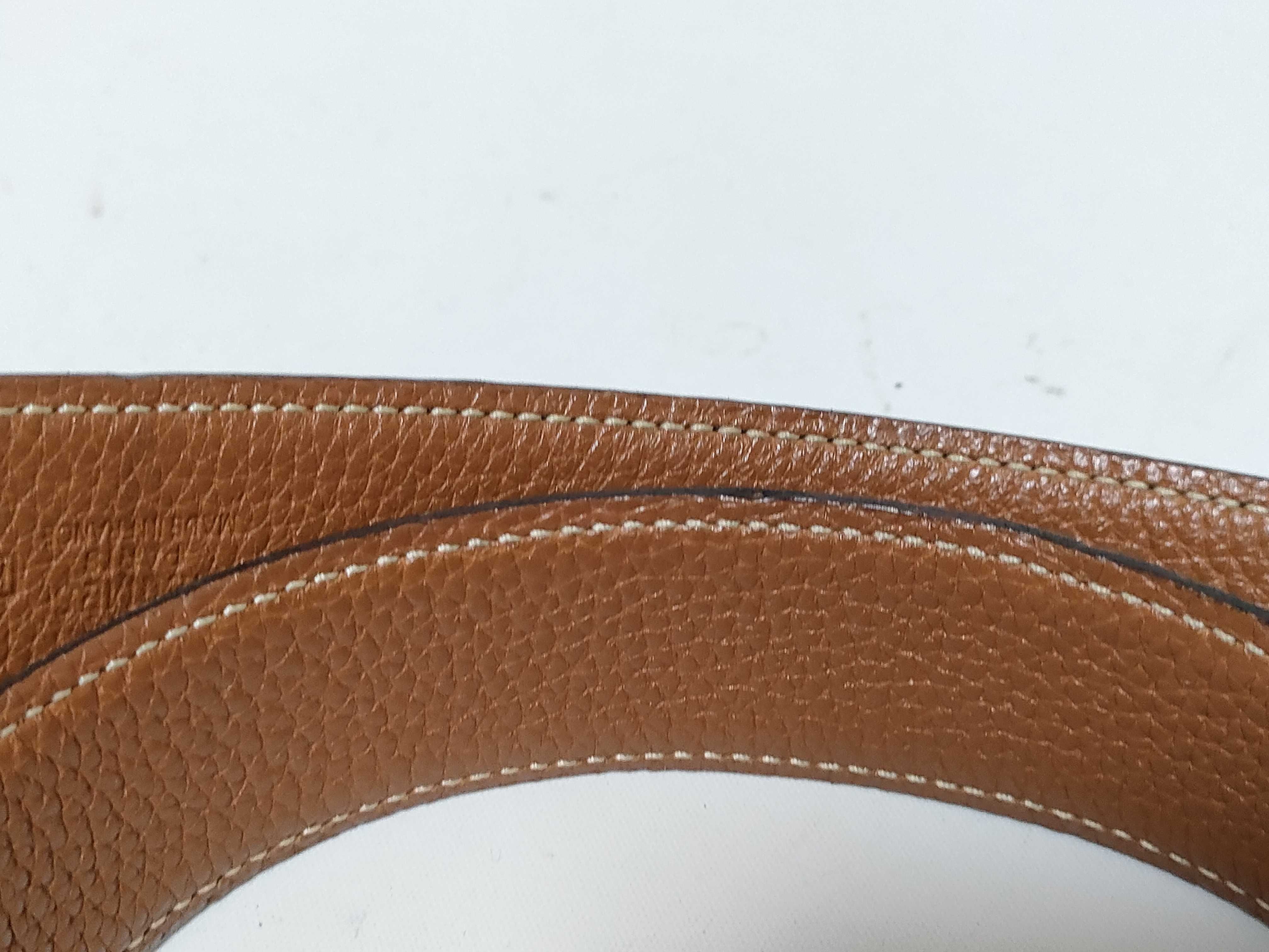 H-belt 80 Leather Black x Gold Belt — view 10
