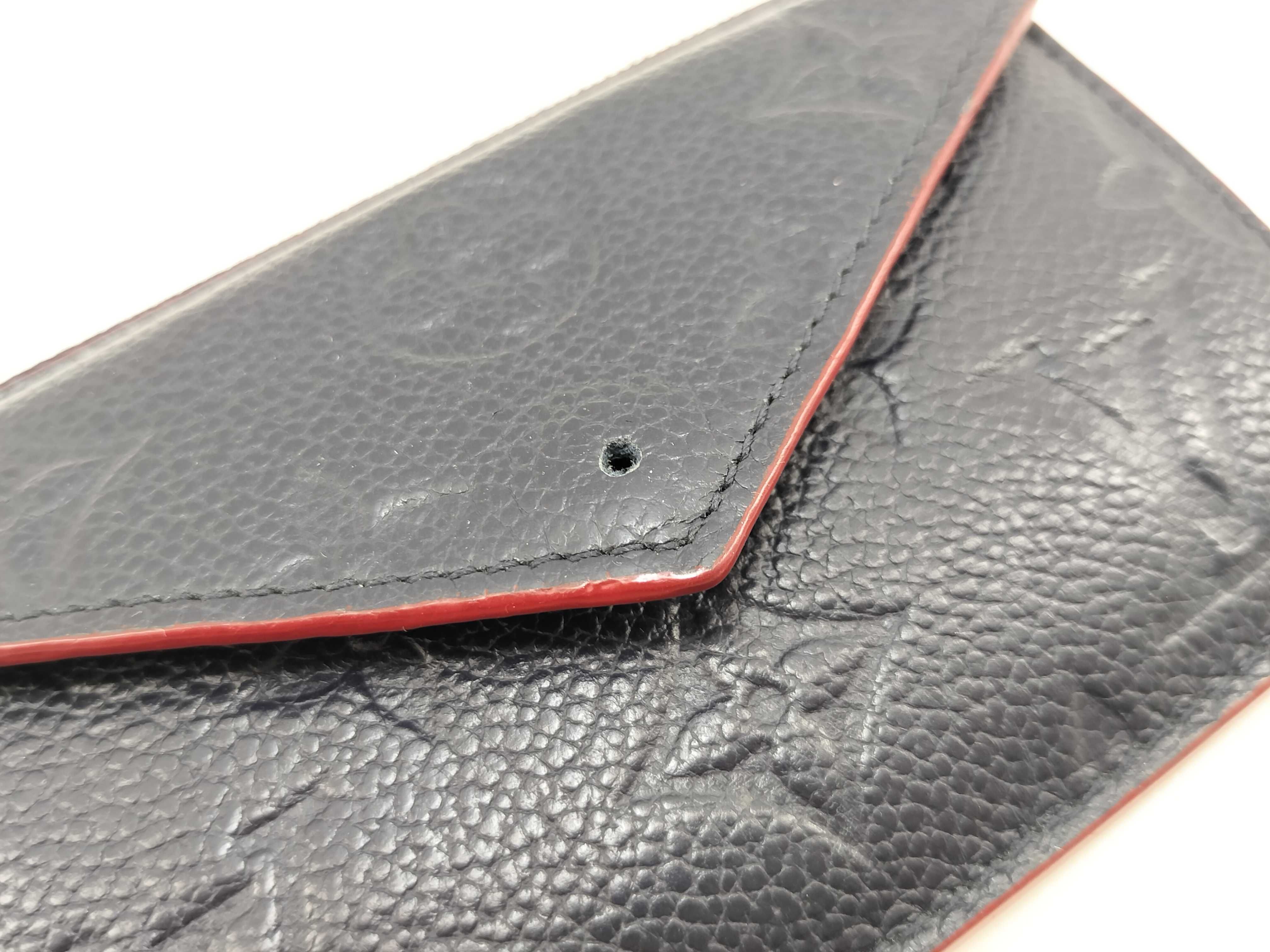 Monogram Empreinte Louis Vuitton Monogram Empreinte Portecart Recto Verso Marine Rouge M69420 IC card detected, snap closure broken, coin case — view 10