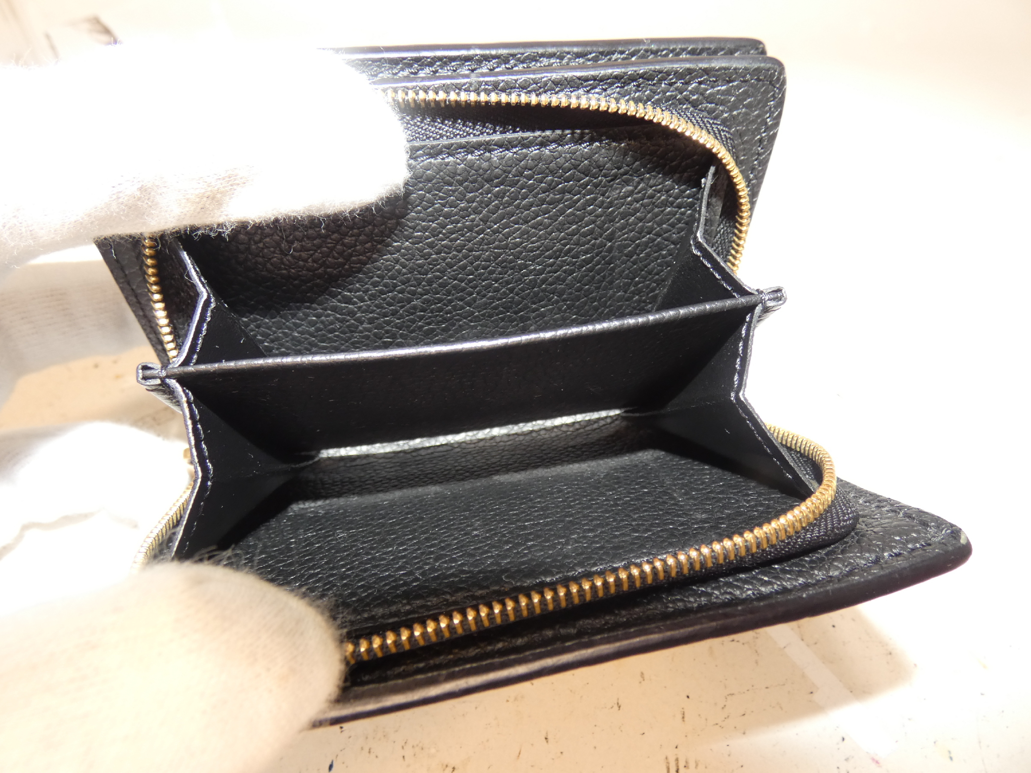 Claire Black Folding Wallet — view 7