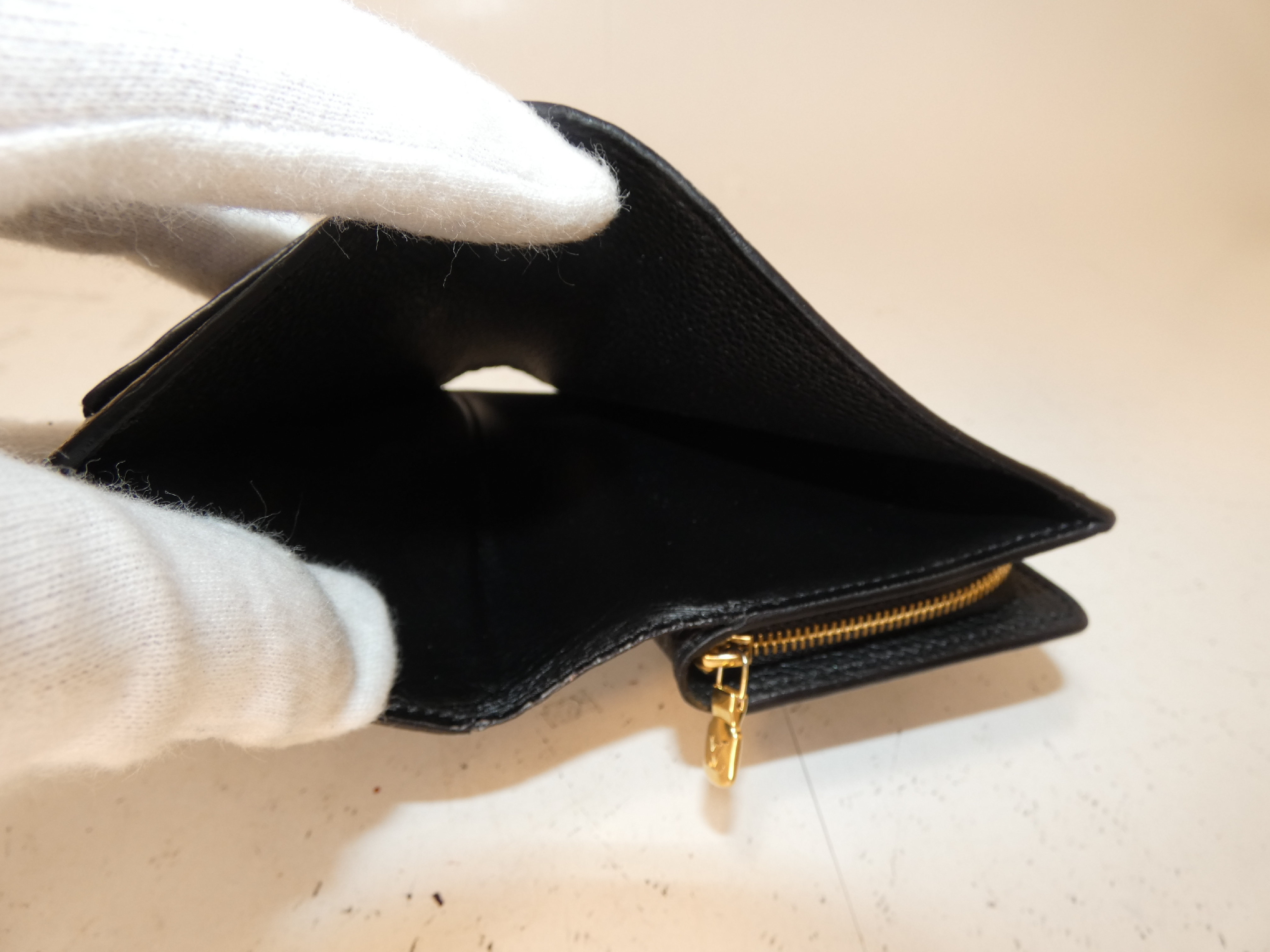 Claire Black Folding Wallet — view 8