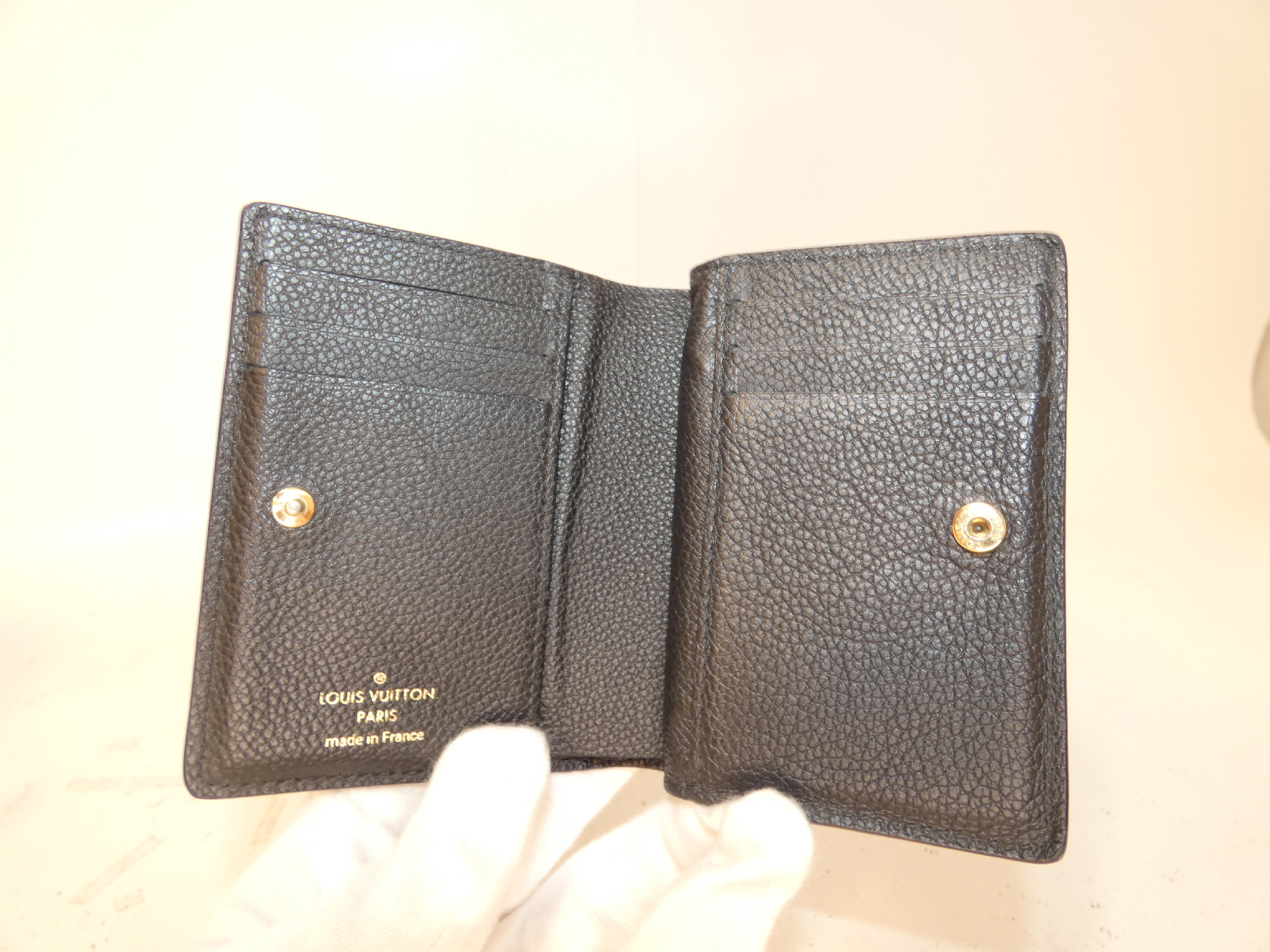 Claire Black Folding Wallet — view 9