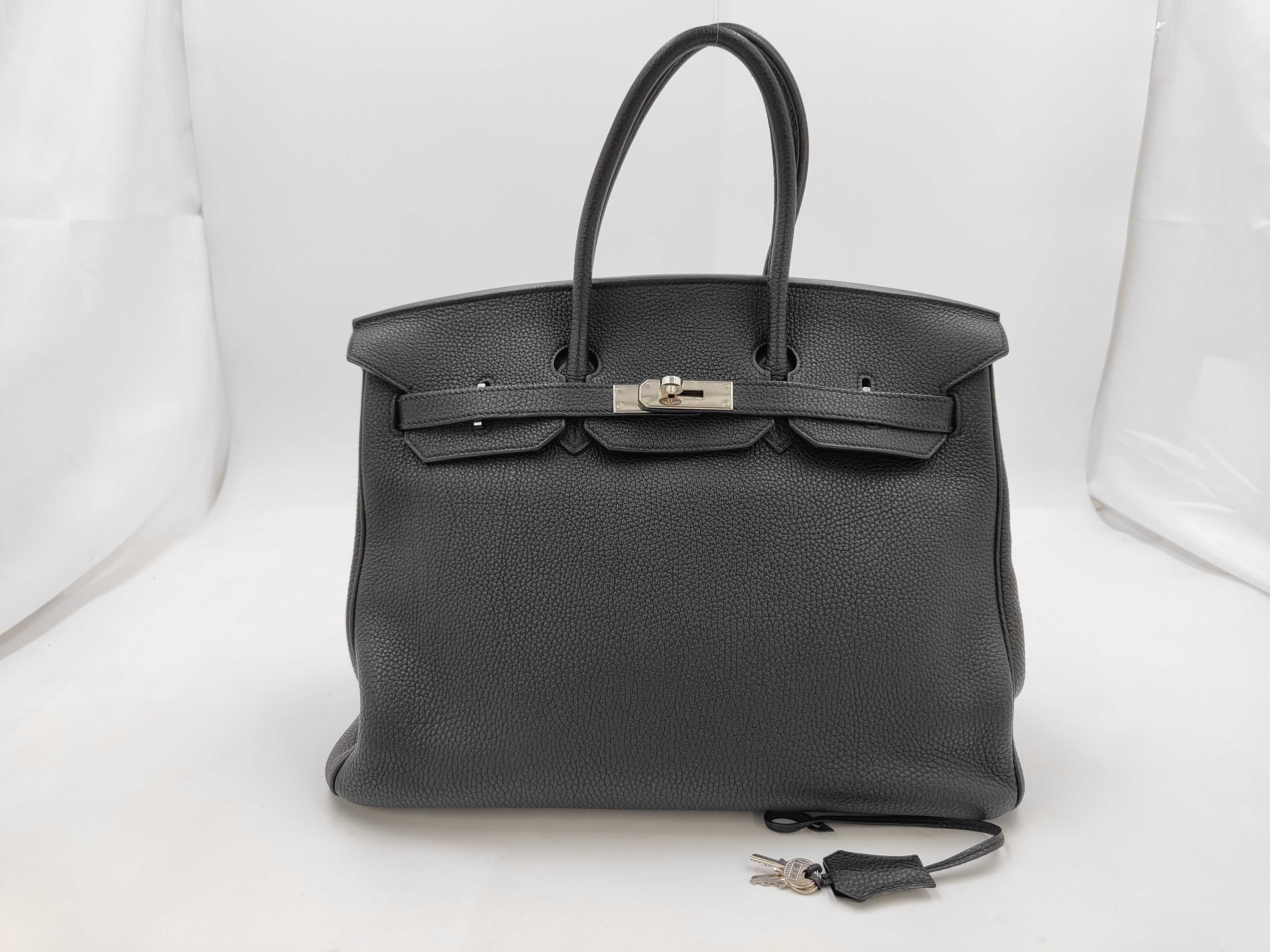 Birkin 35 Black Handbag