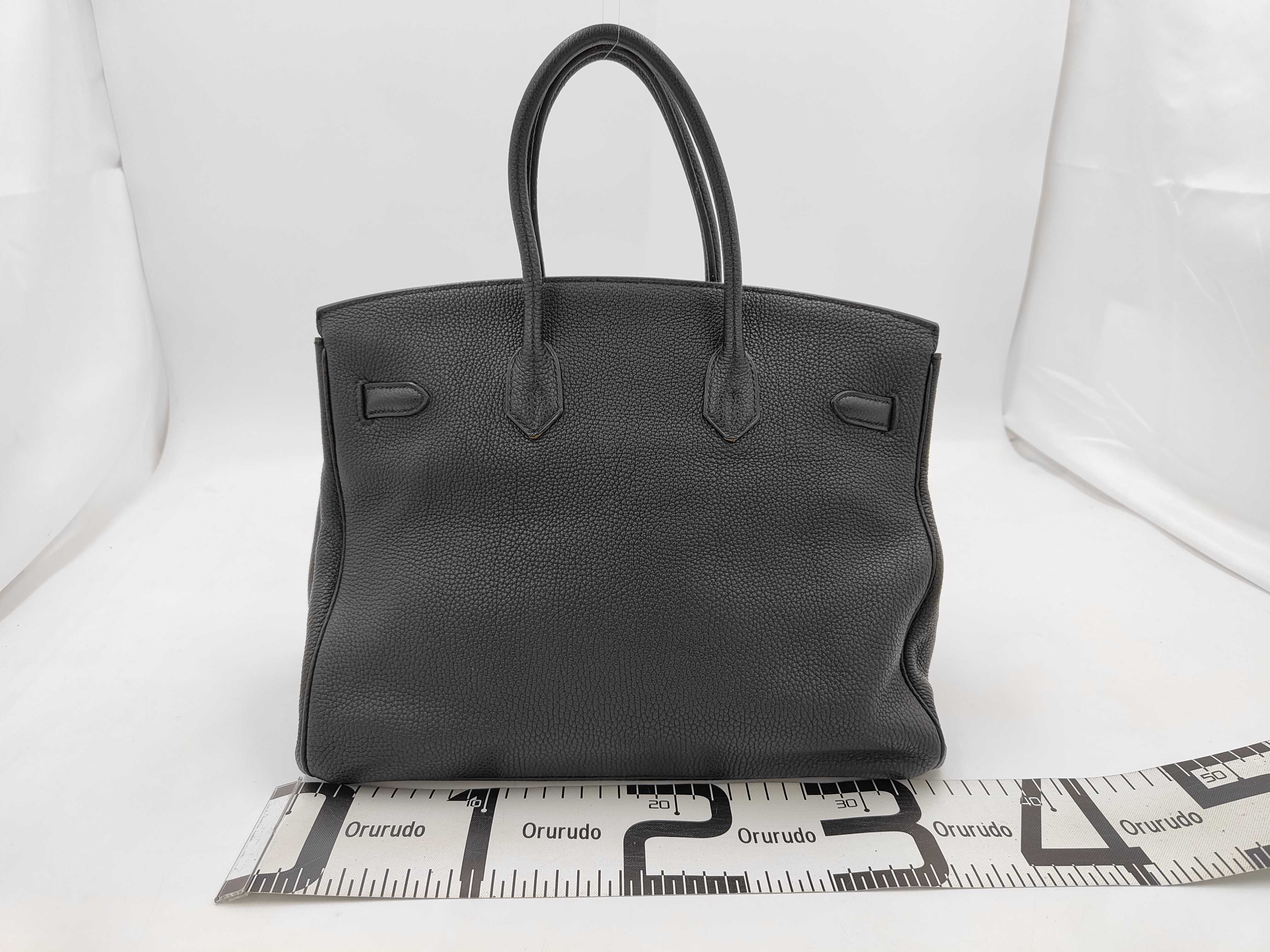 Birkin 35 Black Handbag — view 2