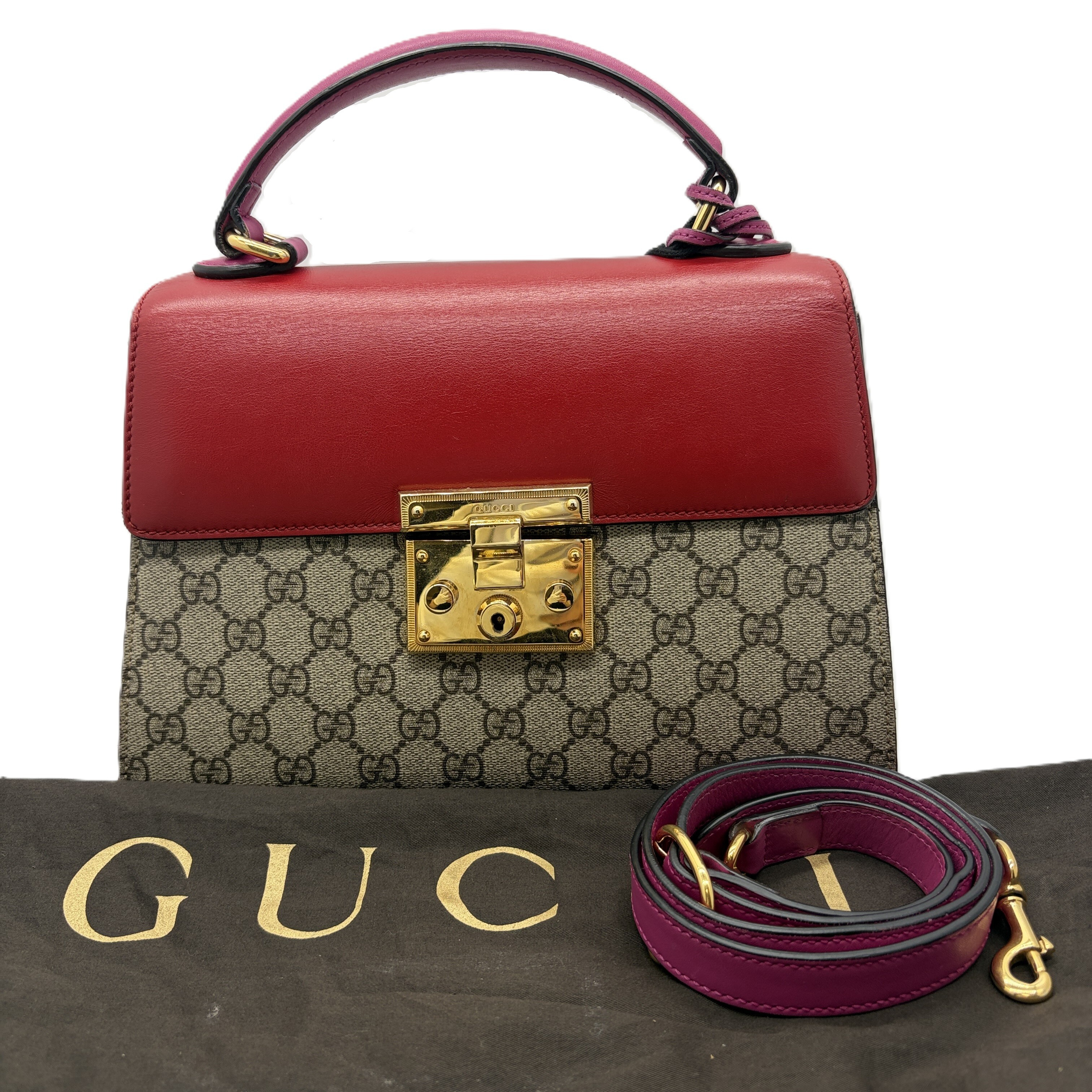 GG Supreme Padlock 2-way Shoulder Bag