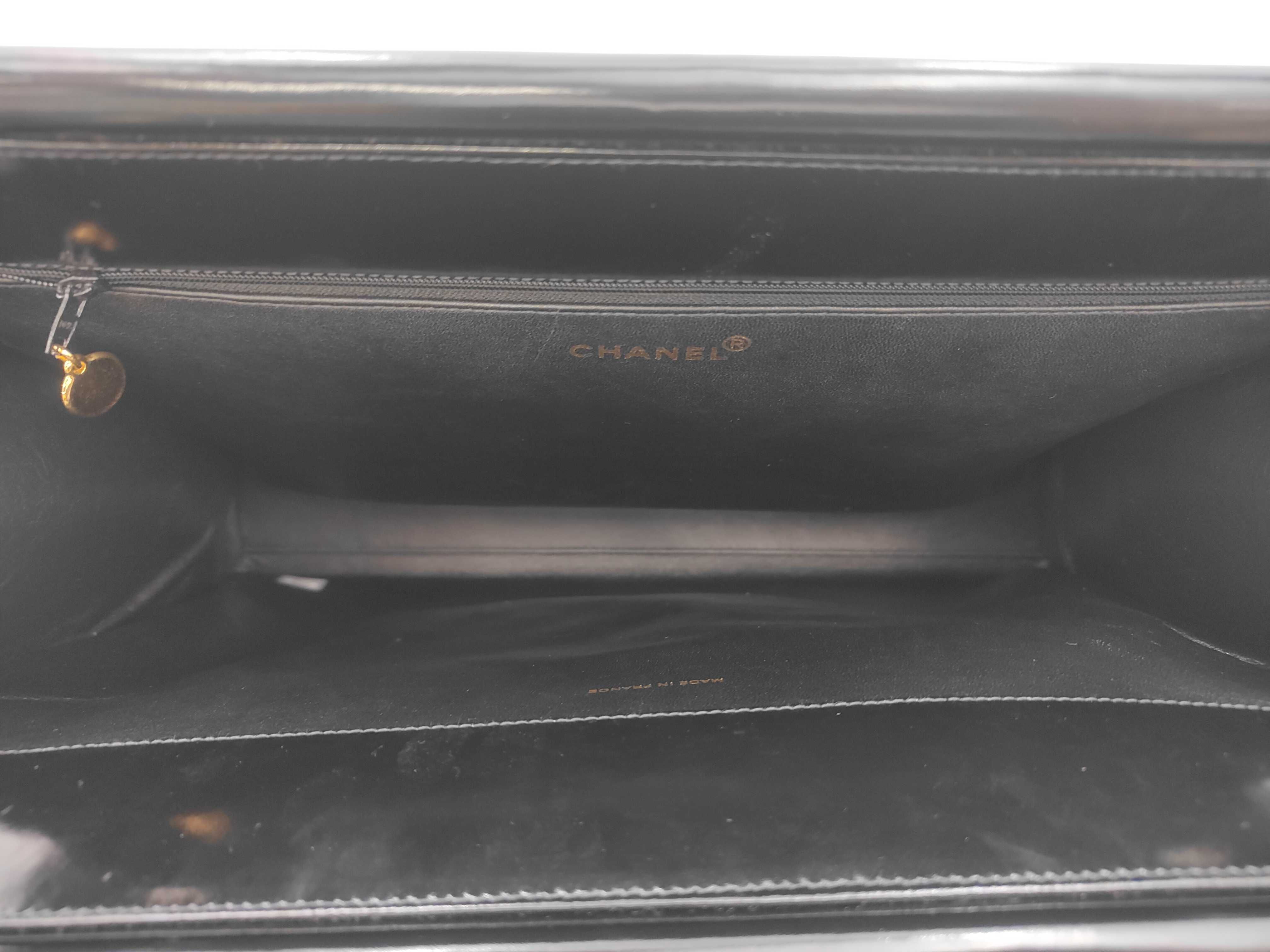 Matelassé Tote Bag, Patent Leather, Gold, Dust Bag, G Card, Tote Bag — view 8