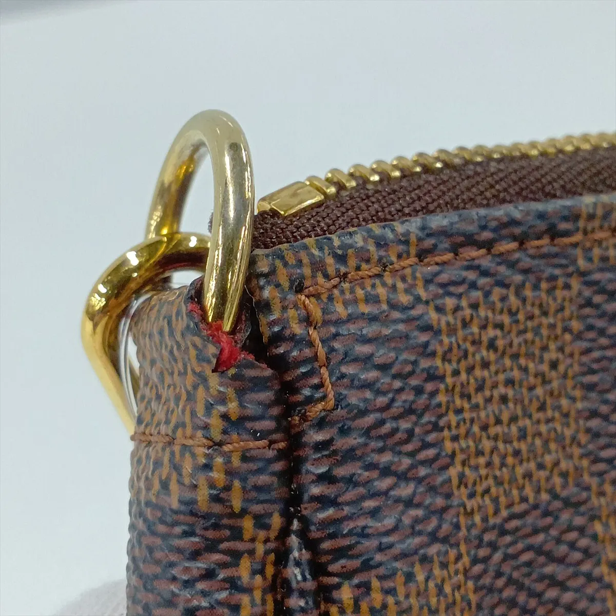 Damier Pochette Accessoires N51985 CA4027 Brown — view 8