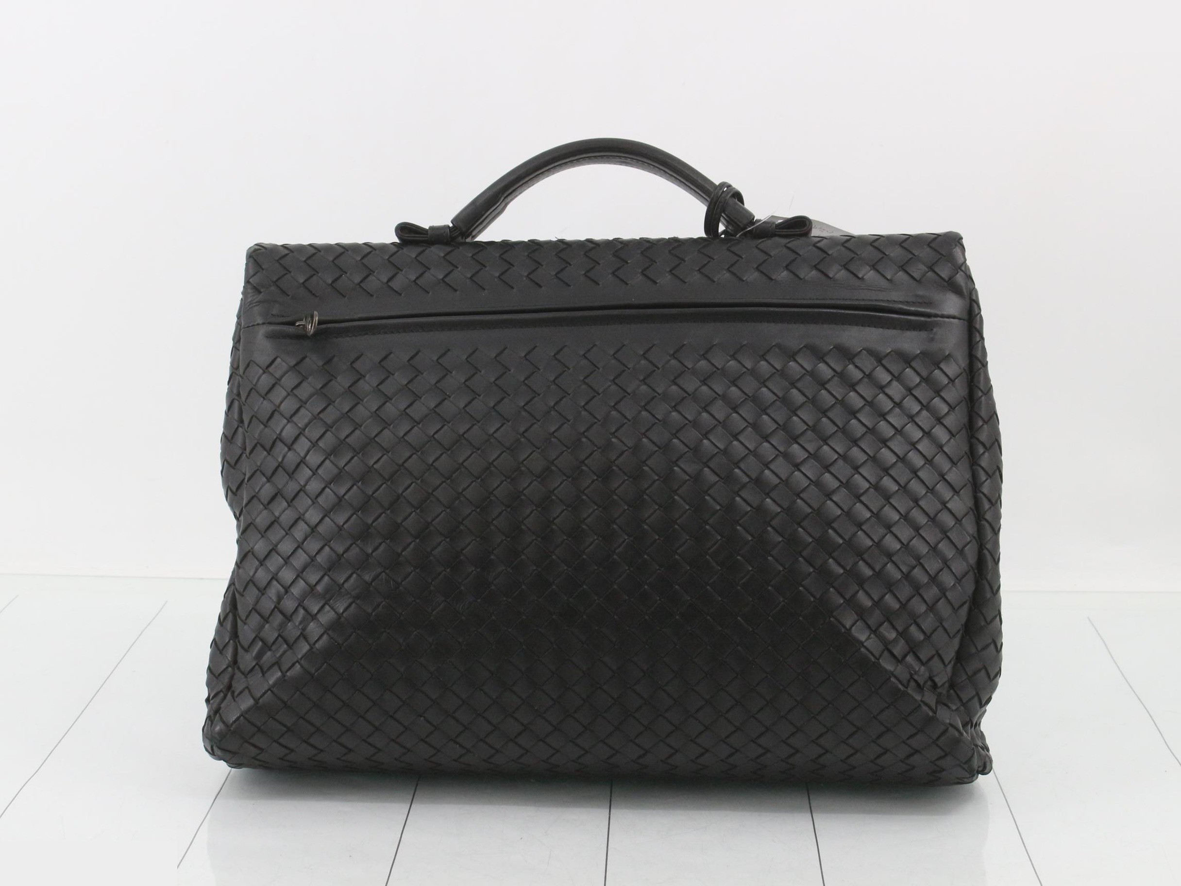 Intrecciato (bag) - Business bag, black — view 2