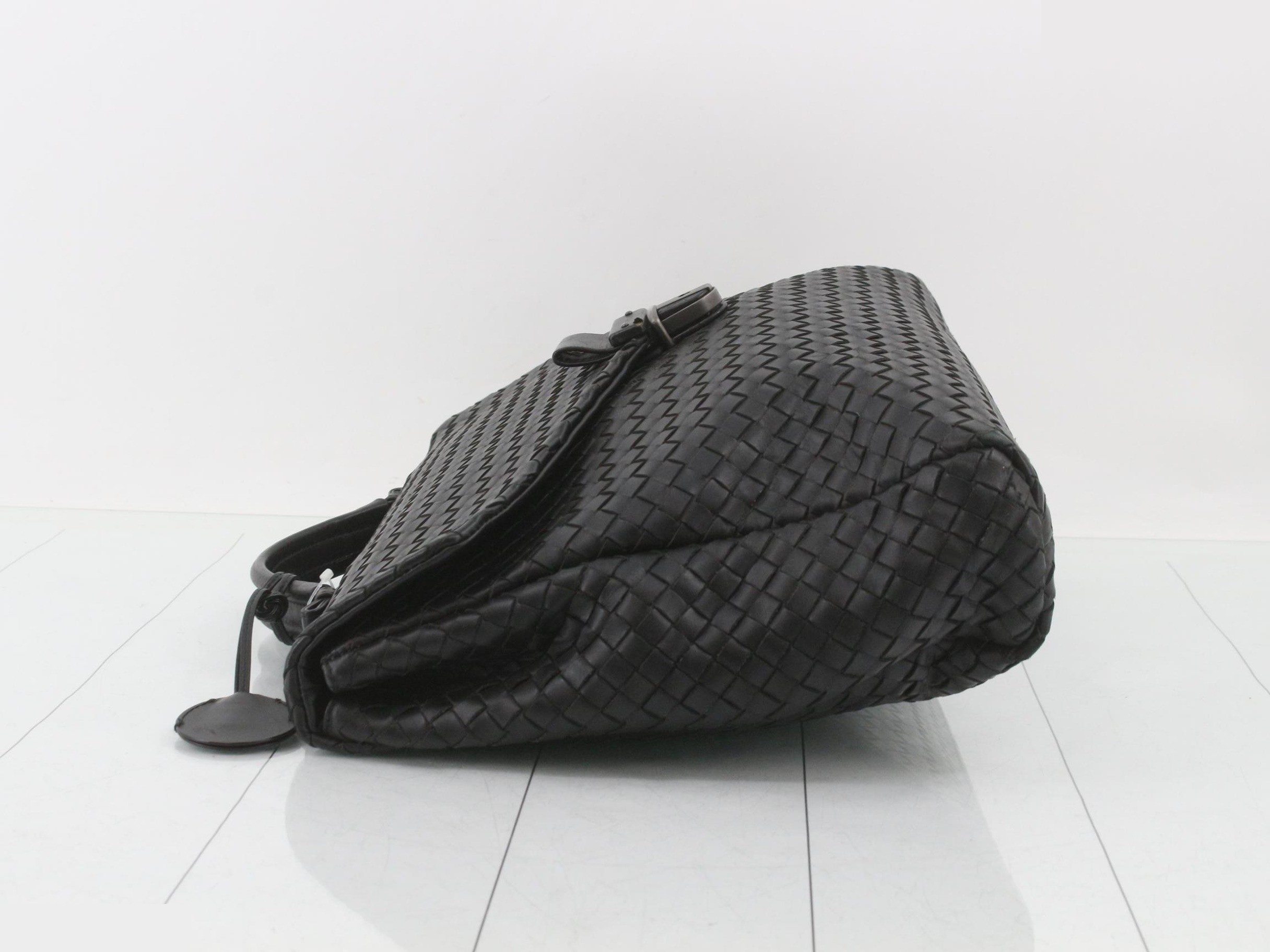 Intrecciato (bag) - Business bag, black — view 4