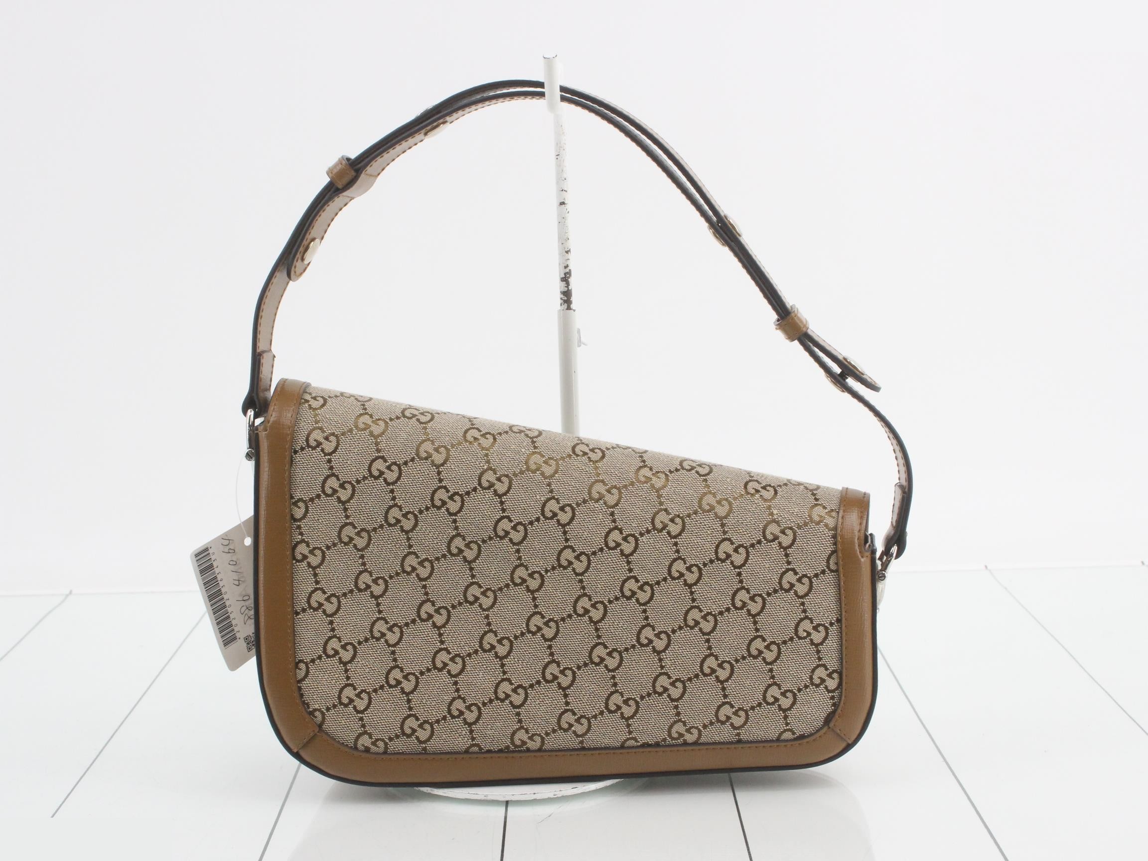 GG Canvas (Bag) - Horsebit Shoulder Bag — view 2