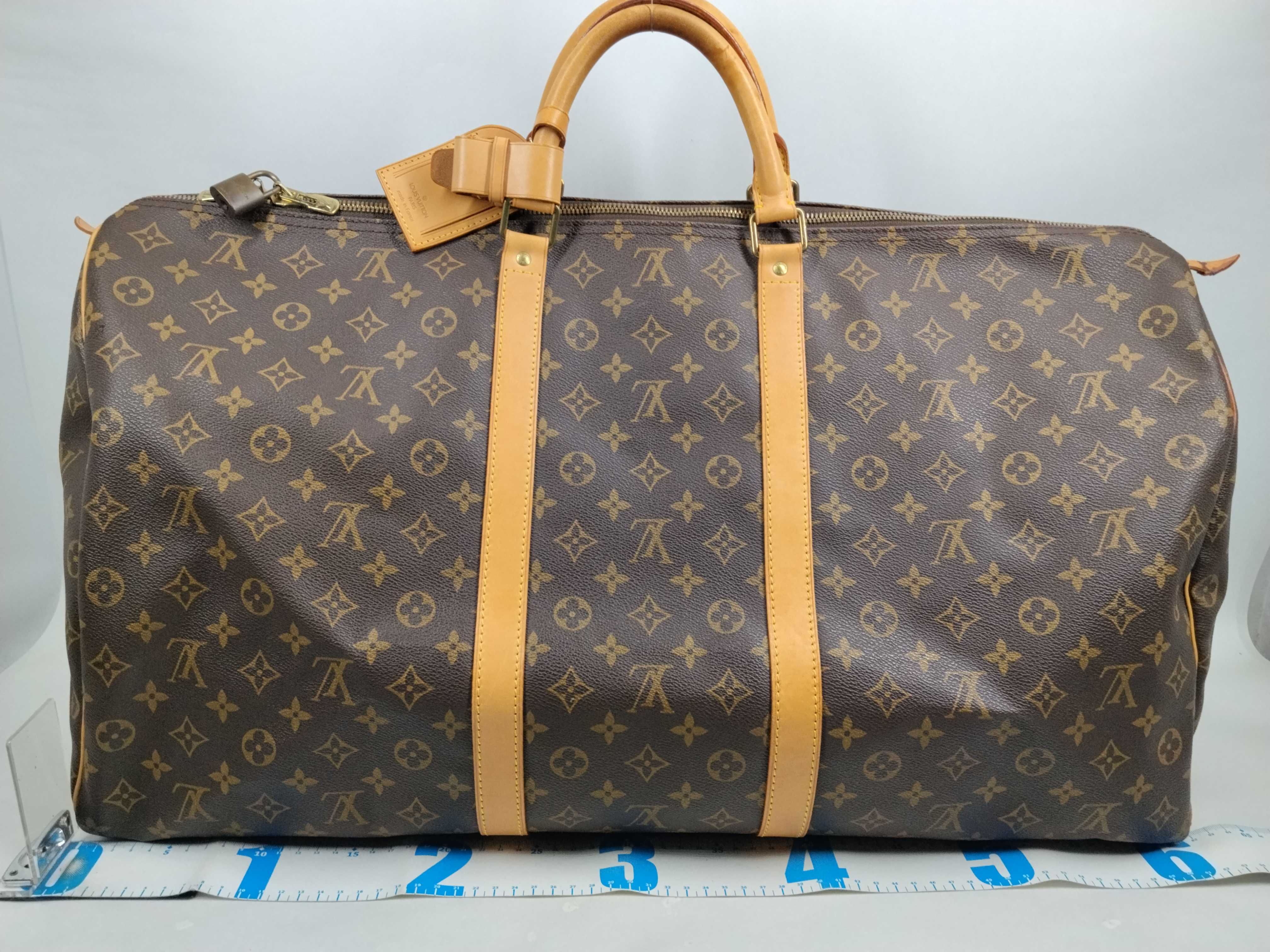 Monogram Keepall 60 Boston bag with padlock (no key), CP applicable. — view 2