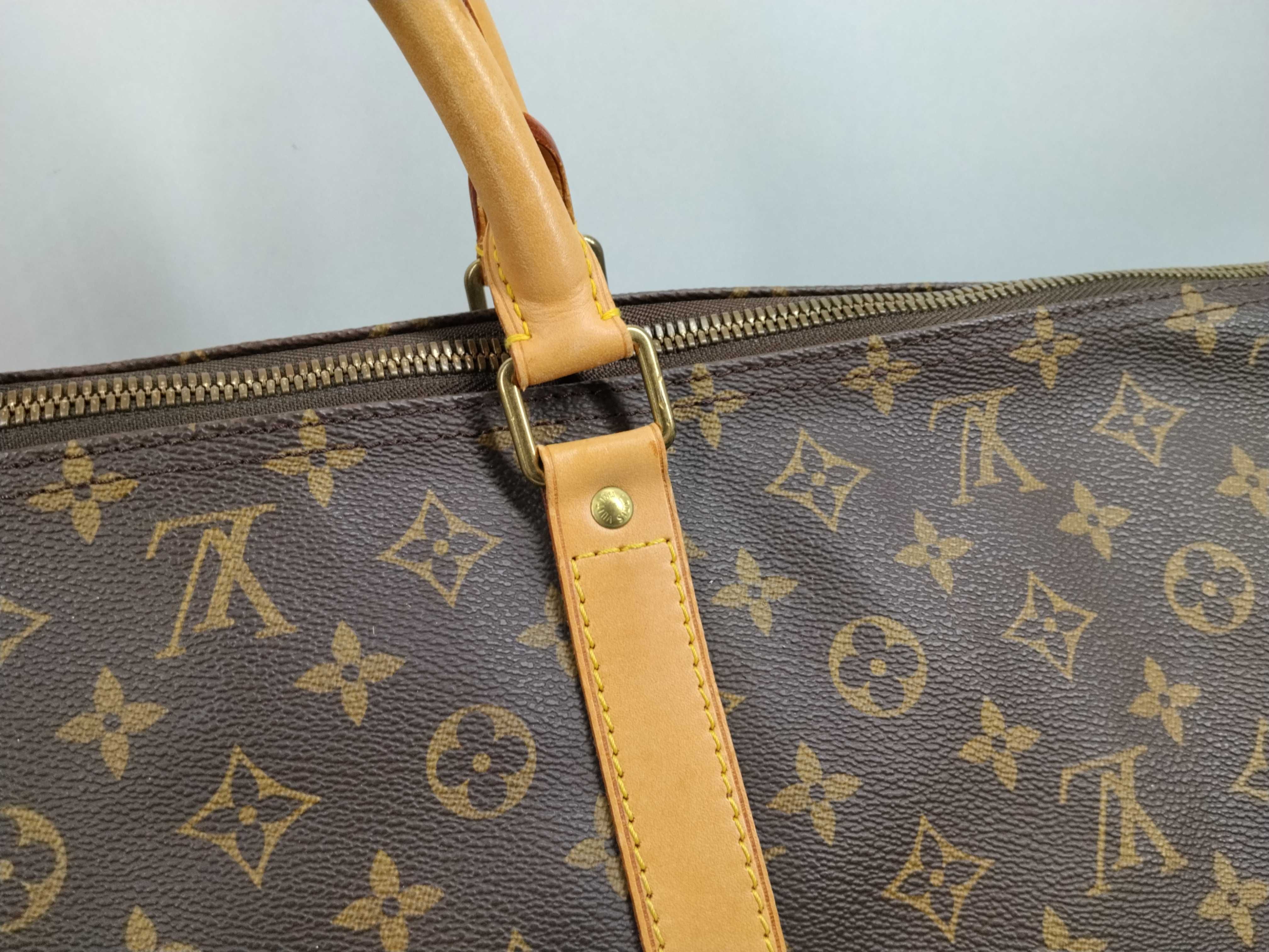 Monogram Keepall 60 Boston bag with padlock (no key), CP applicable. — view 3
