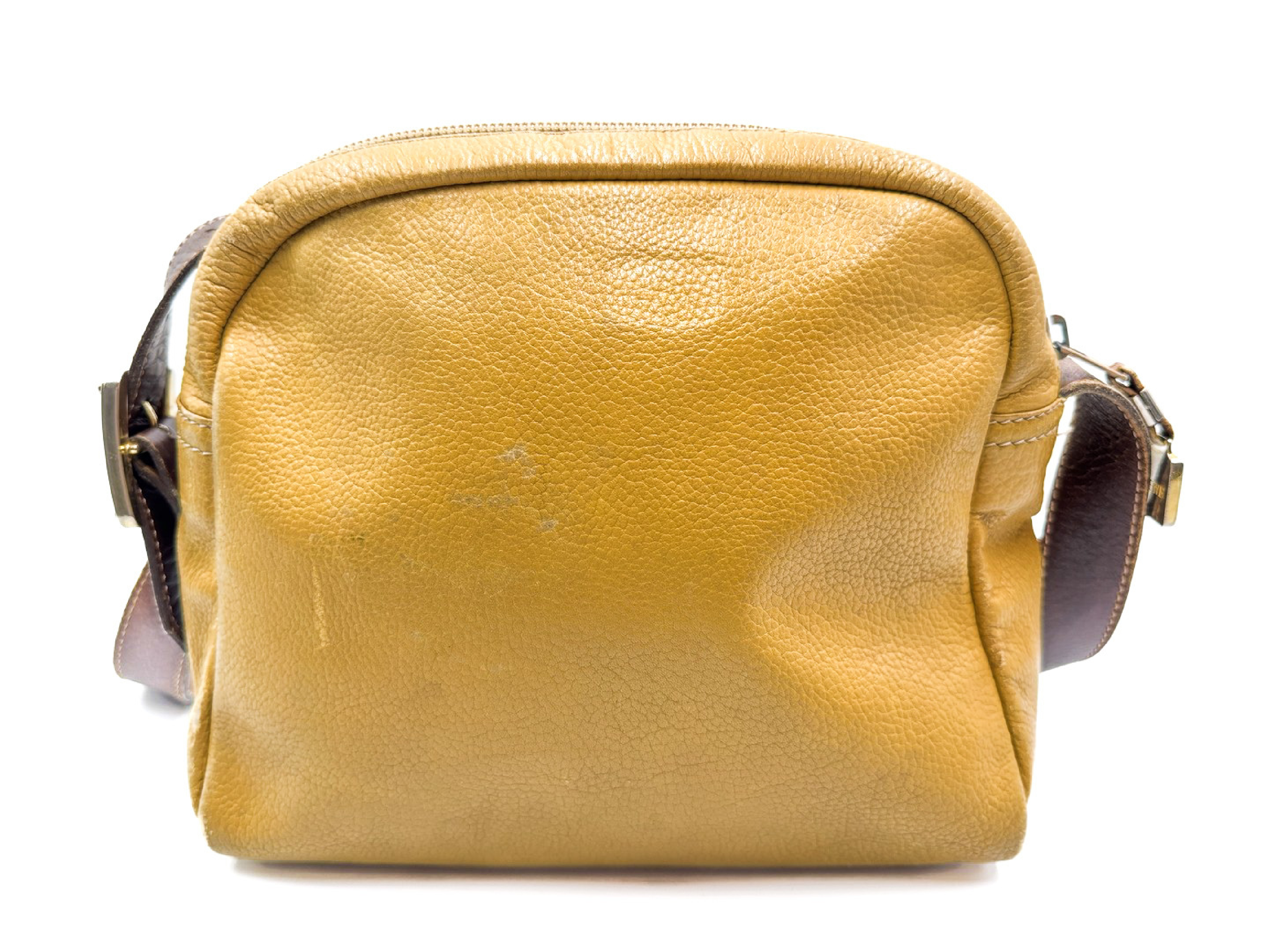 Anagram Gold Hardware Leather Shoulder Bag — view 2