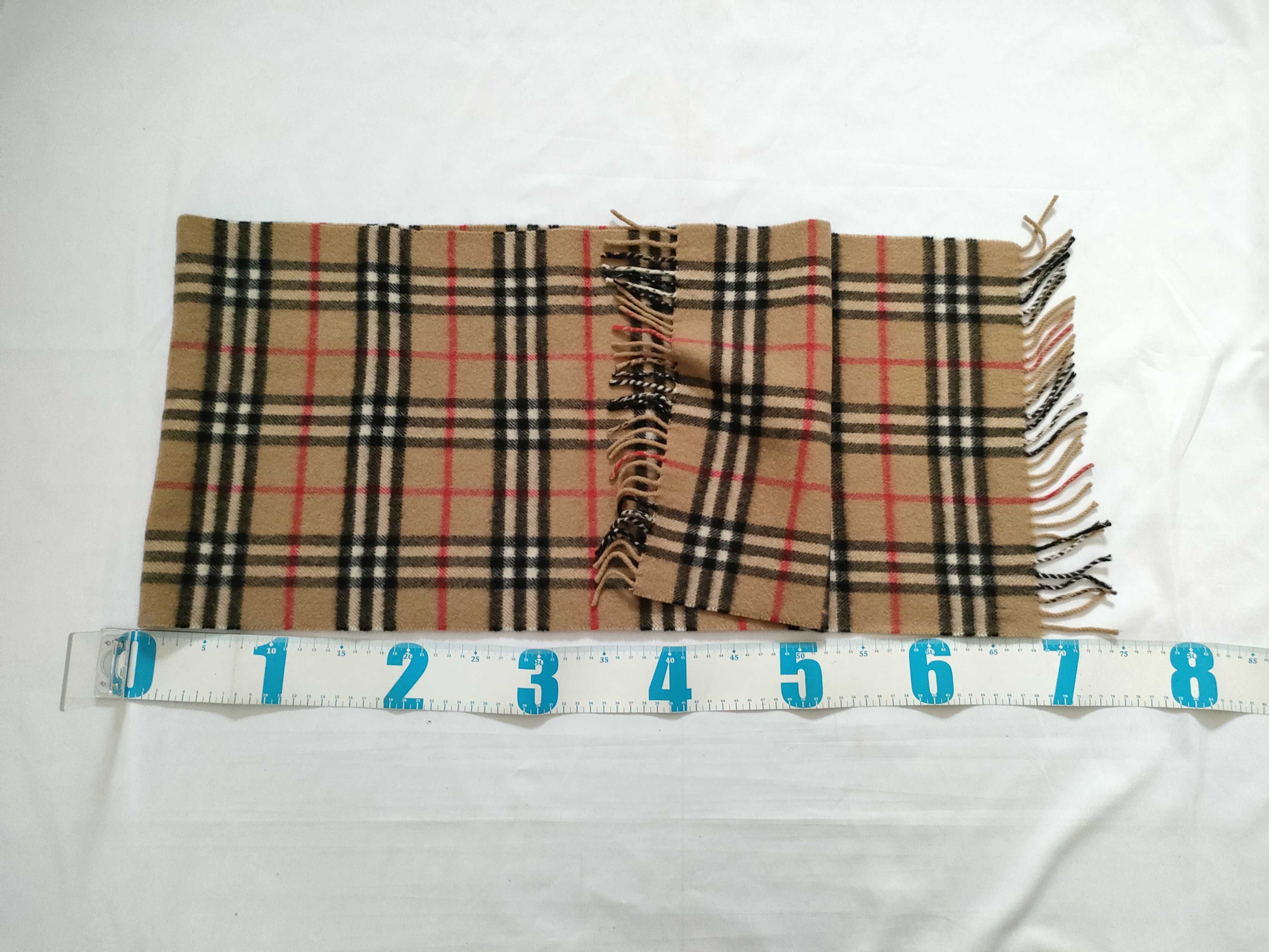 100% Cashmere Scarf, Nova Check Pattern, and other accessories. — view 2