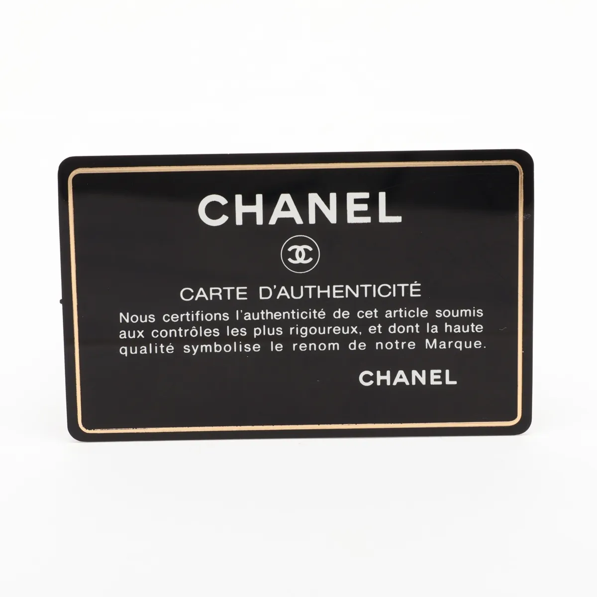 Matelassé Lambskin Chain Shoulder Bag, Pearl Black with Gold Hardware, 27528127 (Serial Number 27) — view 8