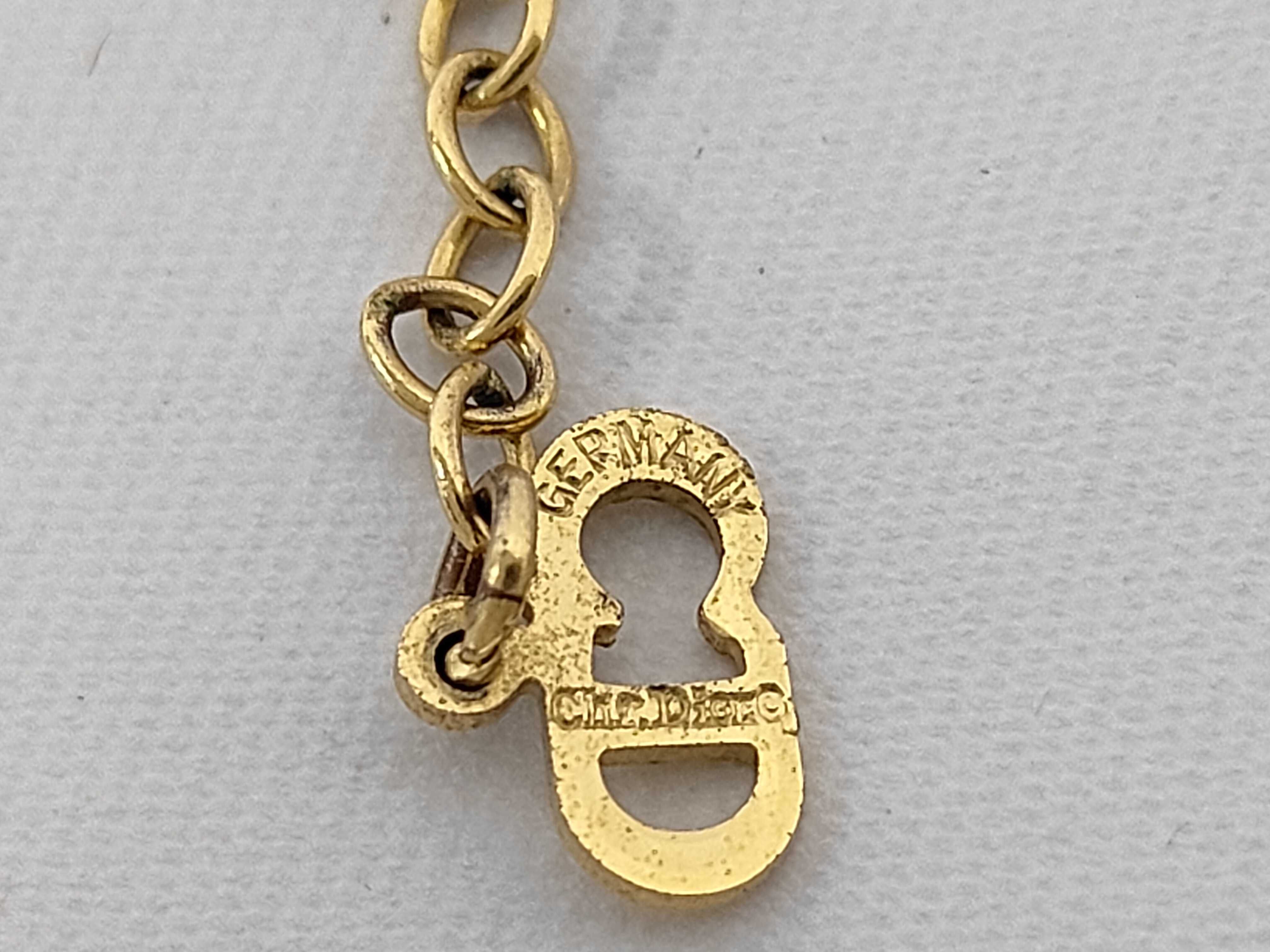B. Rare Christian Dior CD Logo Heart Necklace — view 6