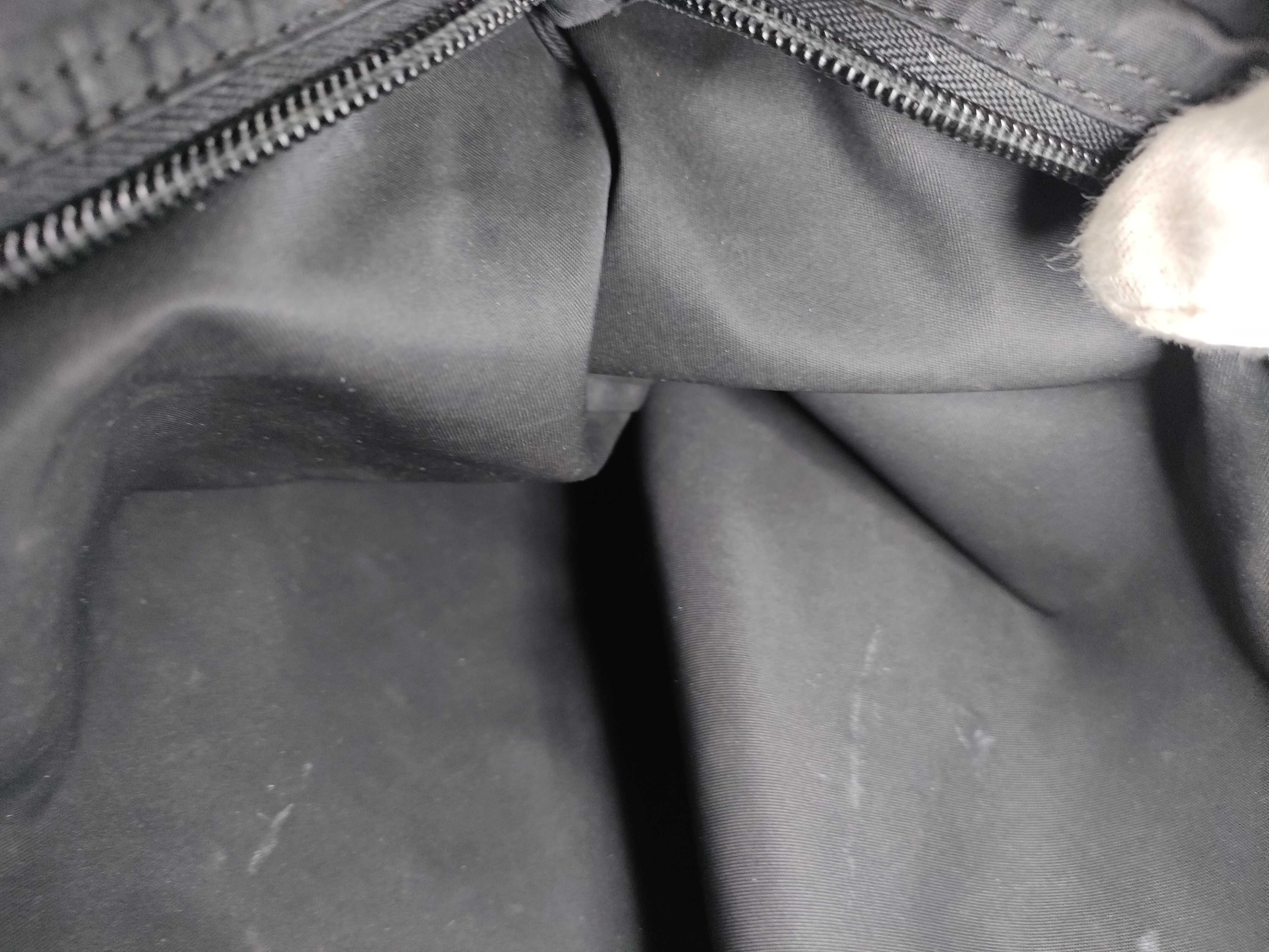 Nylon Shoulder Bag with Triangle Logo Hardware — view 11