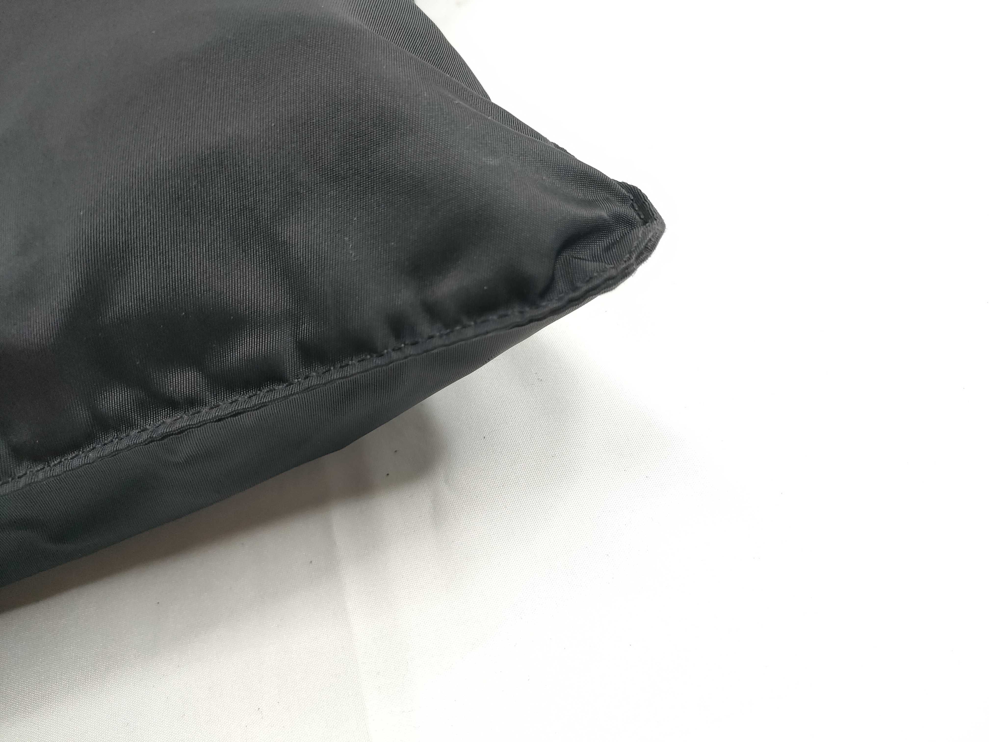 Nylon Shoulder Bag with Triangle Logo Hardware — view 5