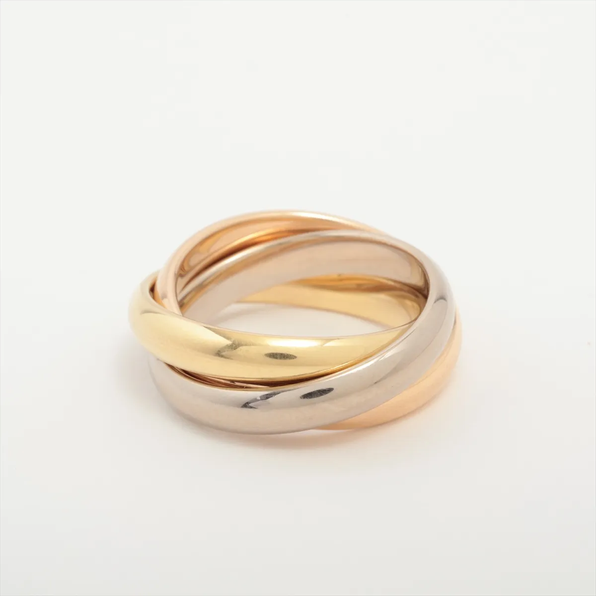 Trinity Ring 750 (Yellow Gold x Pink Gold x White Gold) 9.0g Size 45 114DAW — view 2