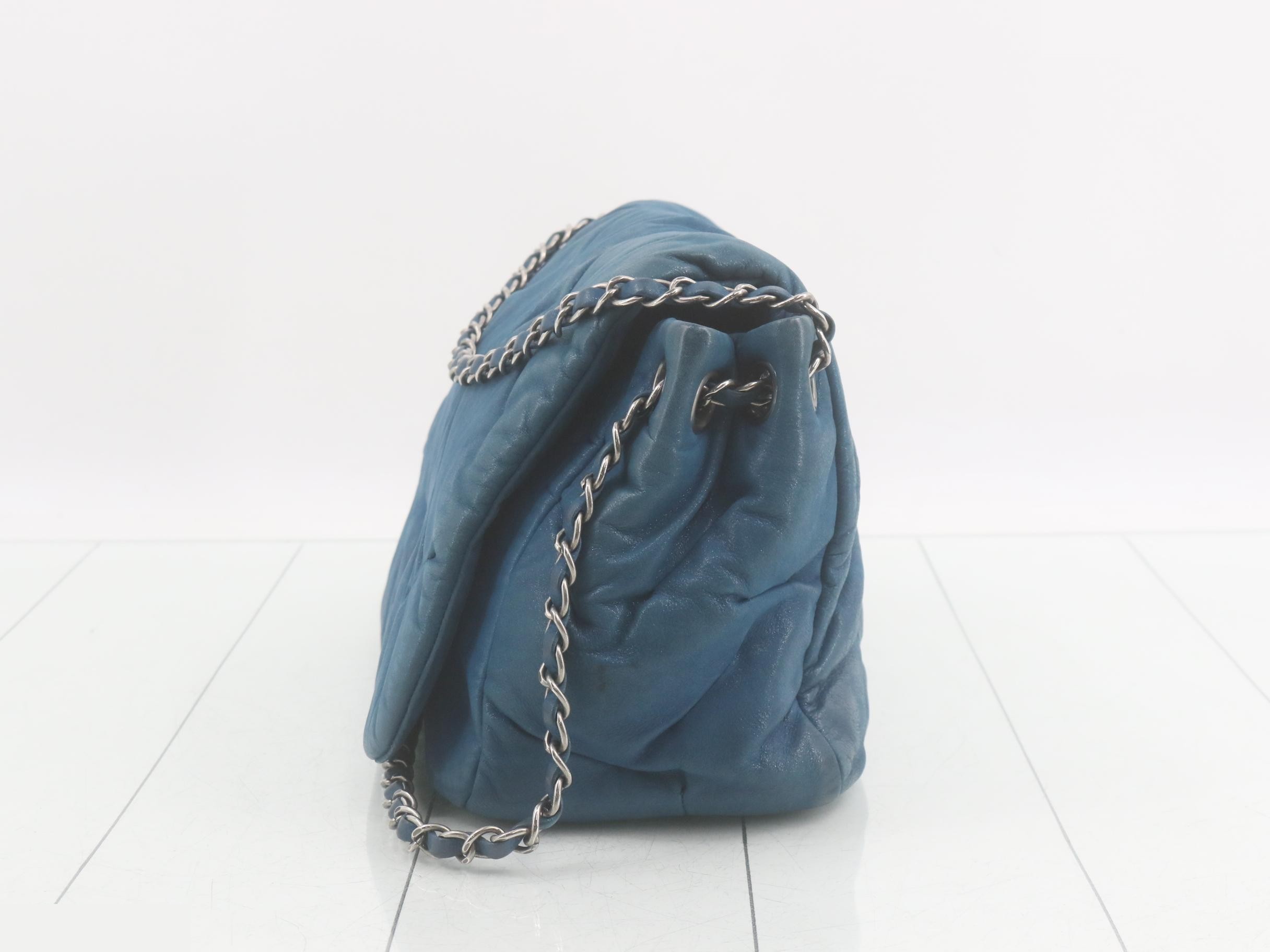 Coco Mark Leather Chain Shoulder Bag — view 3