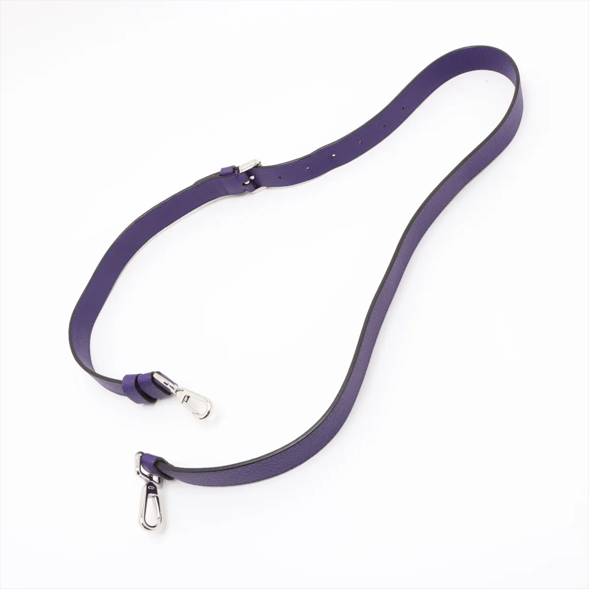 B Dior Leather 2WAY Handbag Purple — view 7