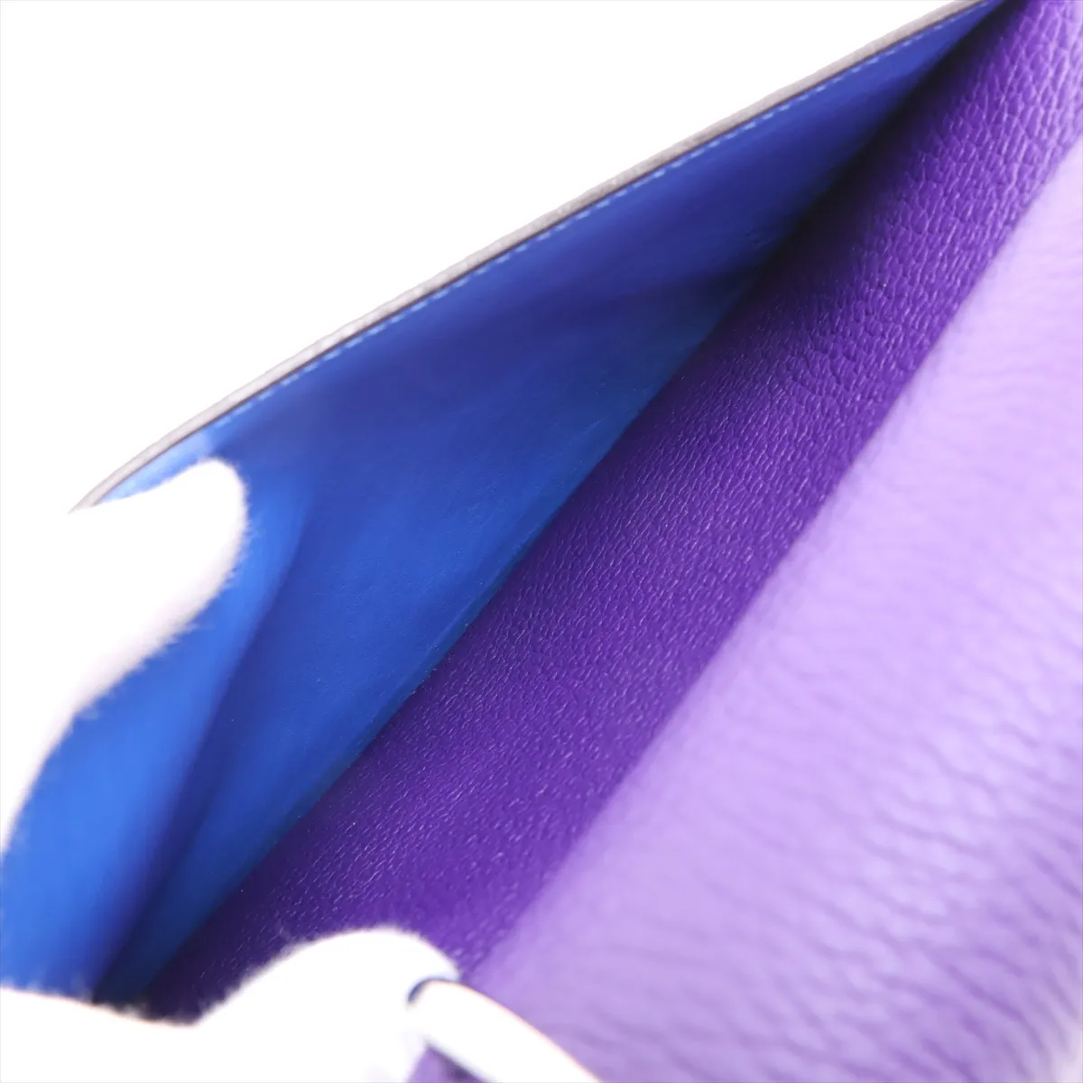 B Dior Leather 2WAY Handbag Purple — view 10