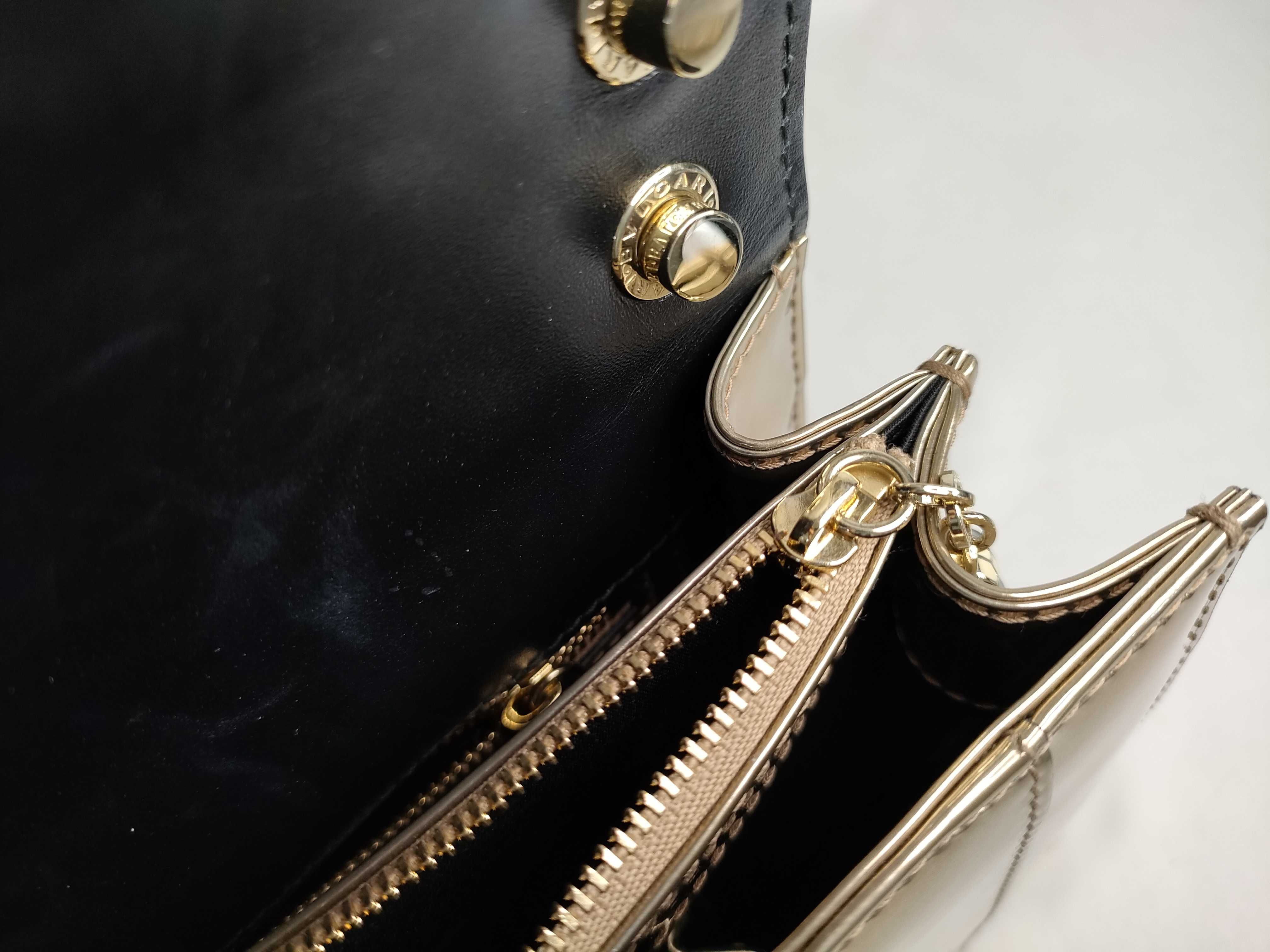 ID- Serpenti Forever Cowskin Chain Shoulder Bag with Mirror Included — view 15