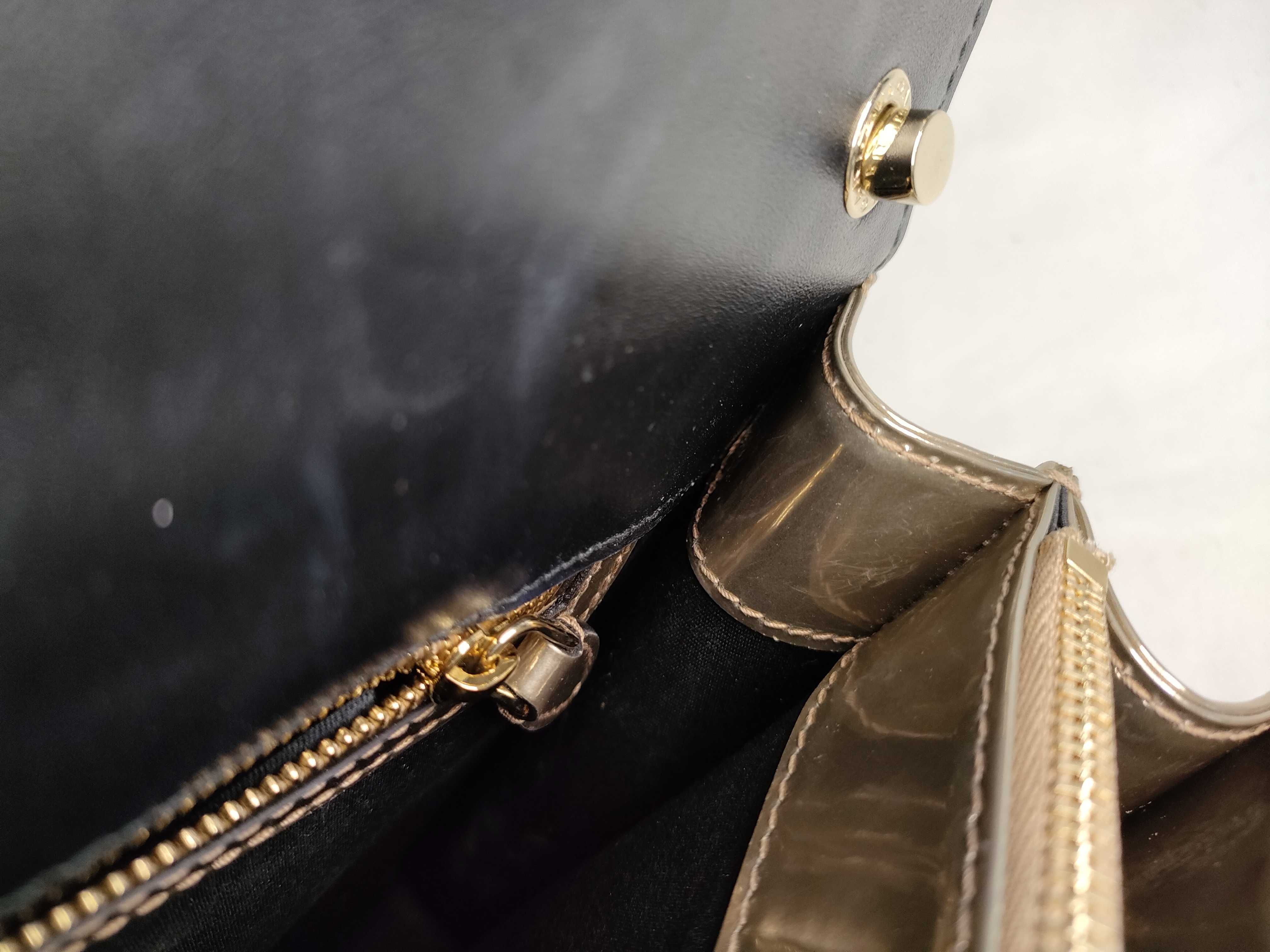 ID- Serpenti Forever Cowskin Chain Shoulder Bag with Mirror Included — view 10