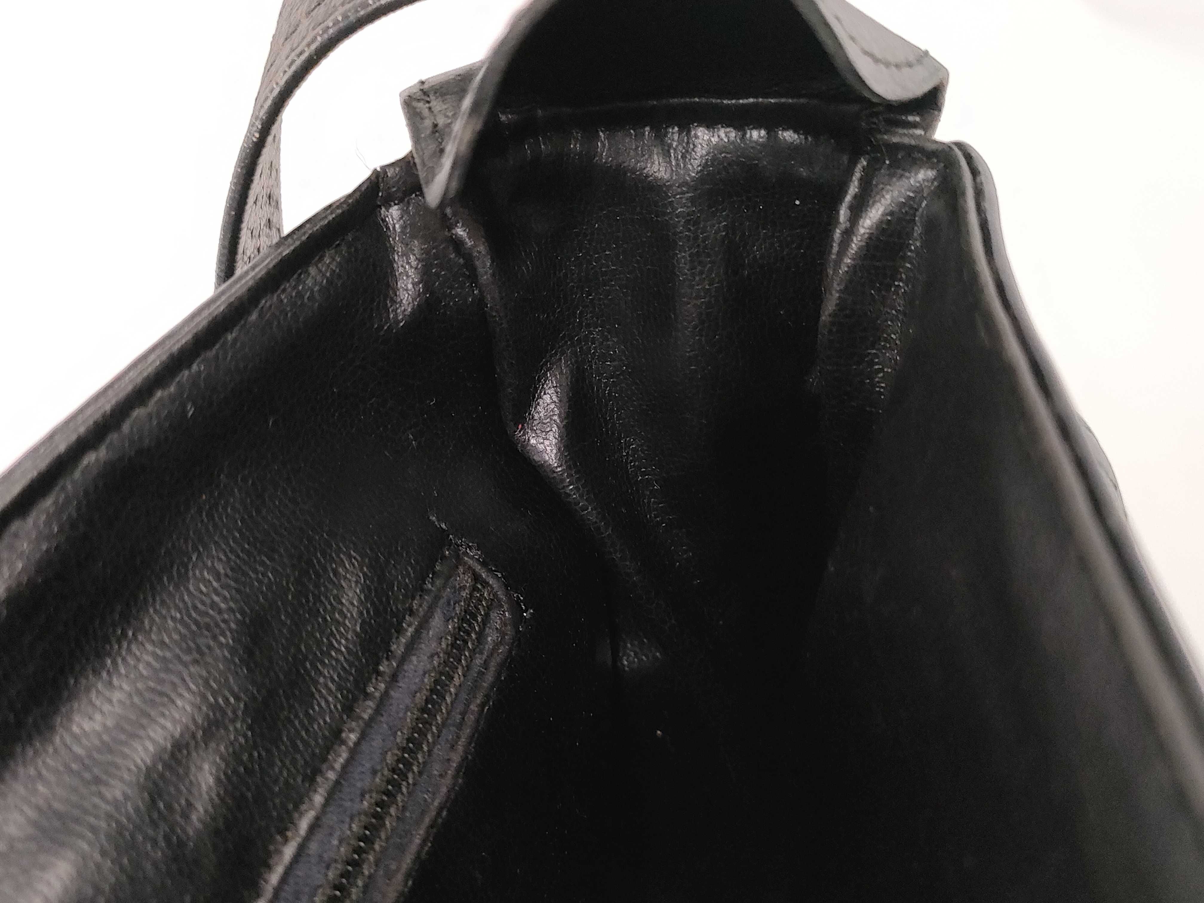 Triomphe Leather Shoulder Bag — view 12