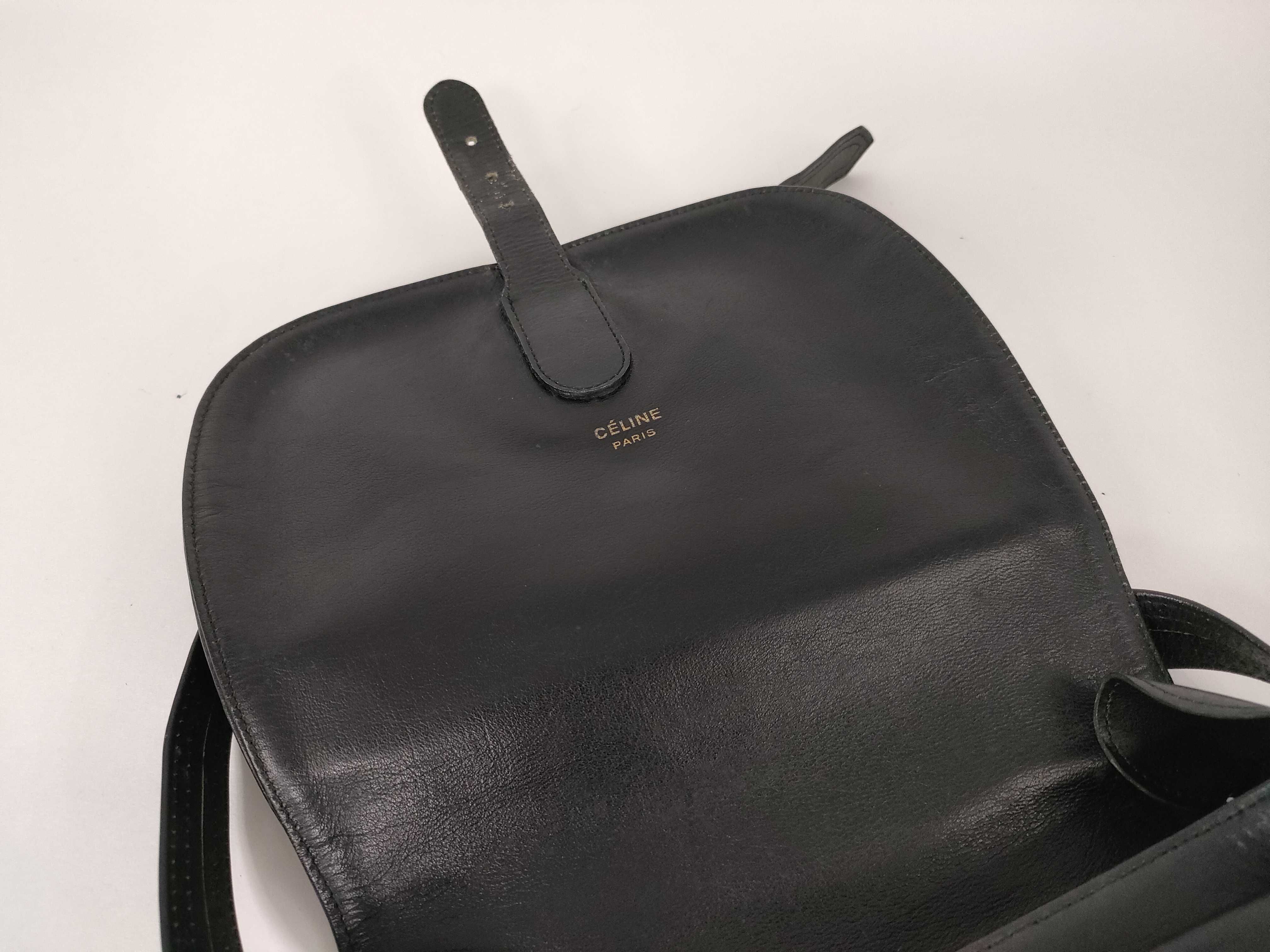 Triomphe Leather Shoulder Bag — view 8