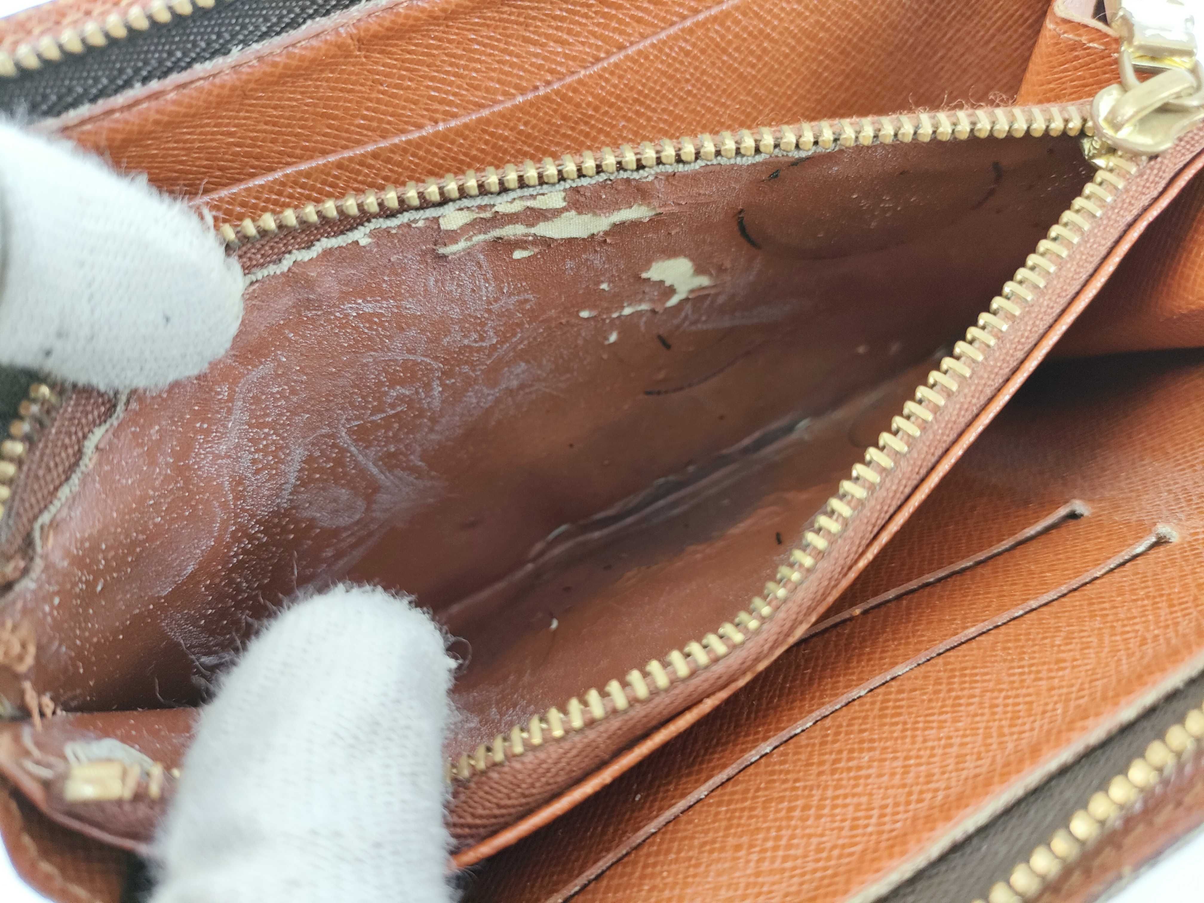 Monogram Louis Vuitton Portemonnaie Zip Wallet — view 11