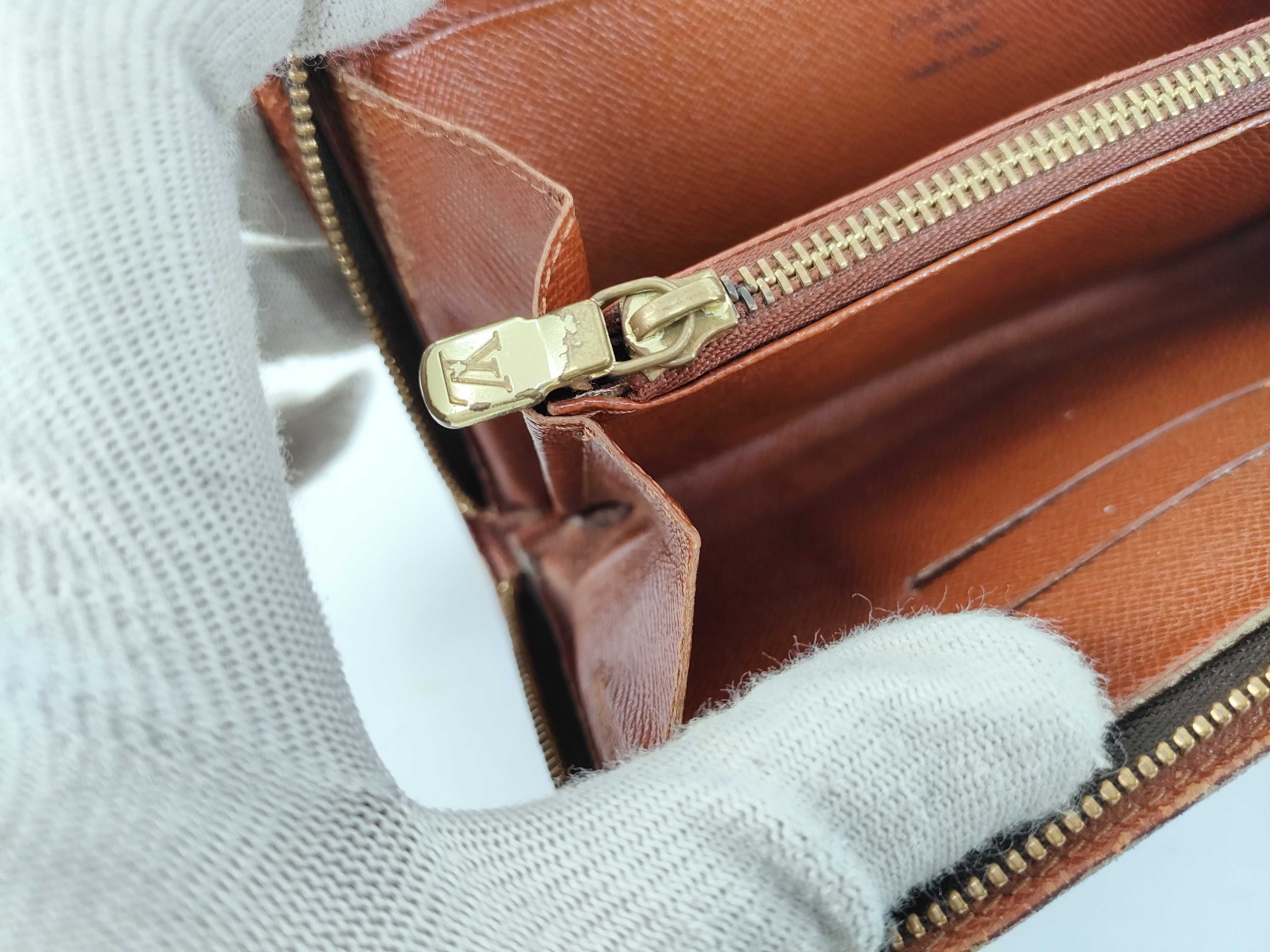 Monogram Louis Vuitton Portemonnaie Zip Wallet — view 12
