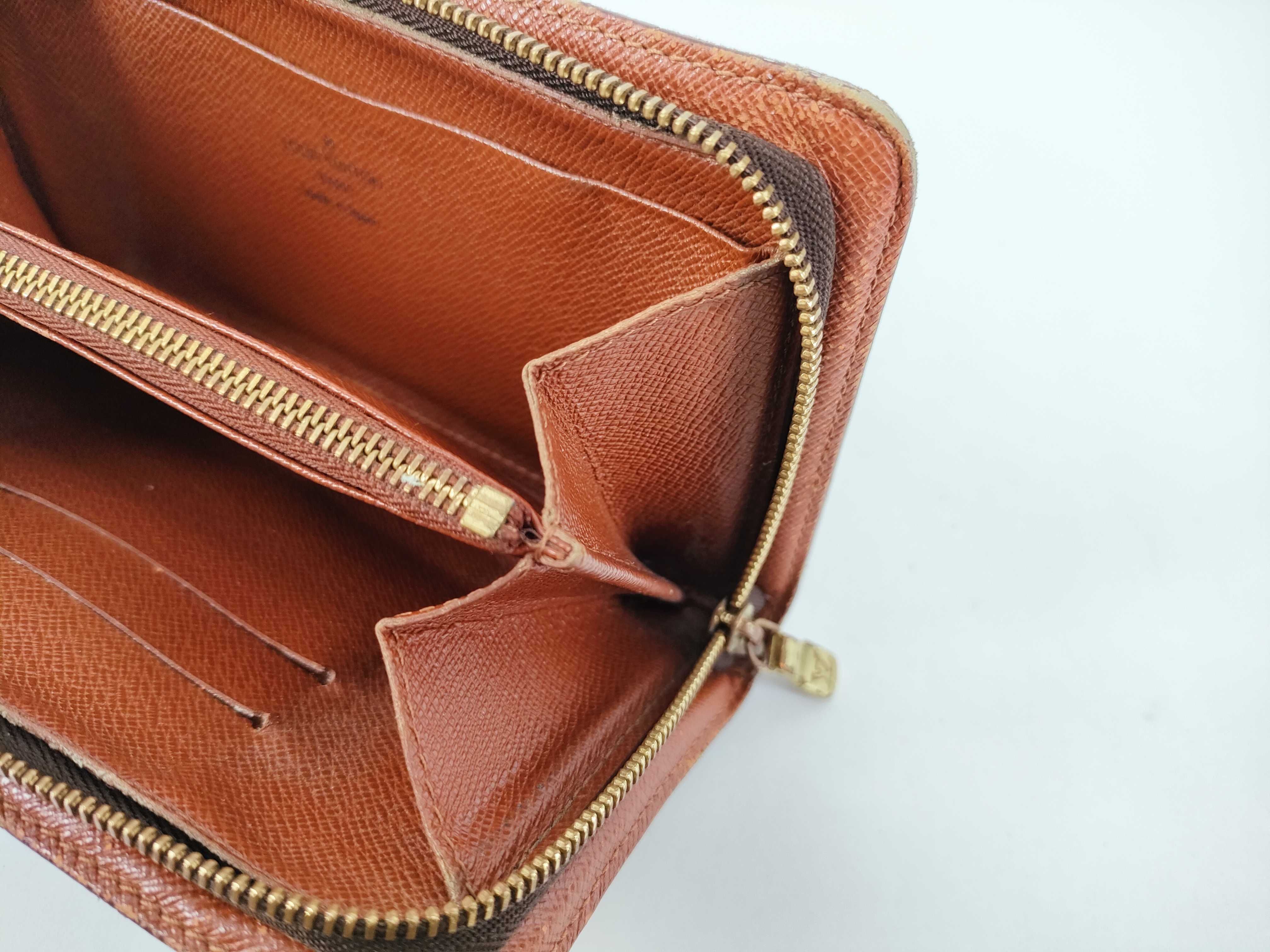 Monogram Louis Vuitton Portemonnaie Zip Wallet — view 14