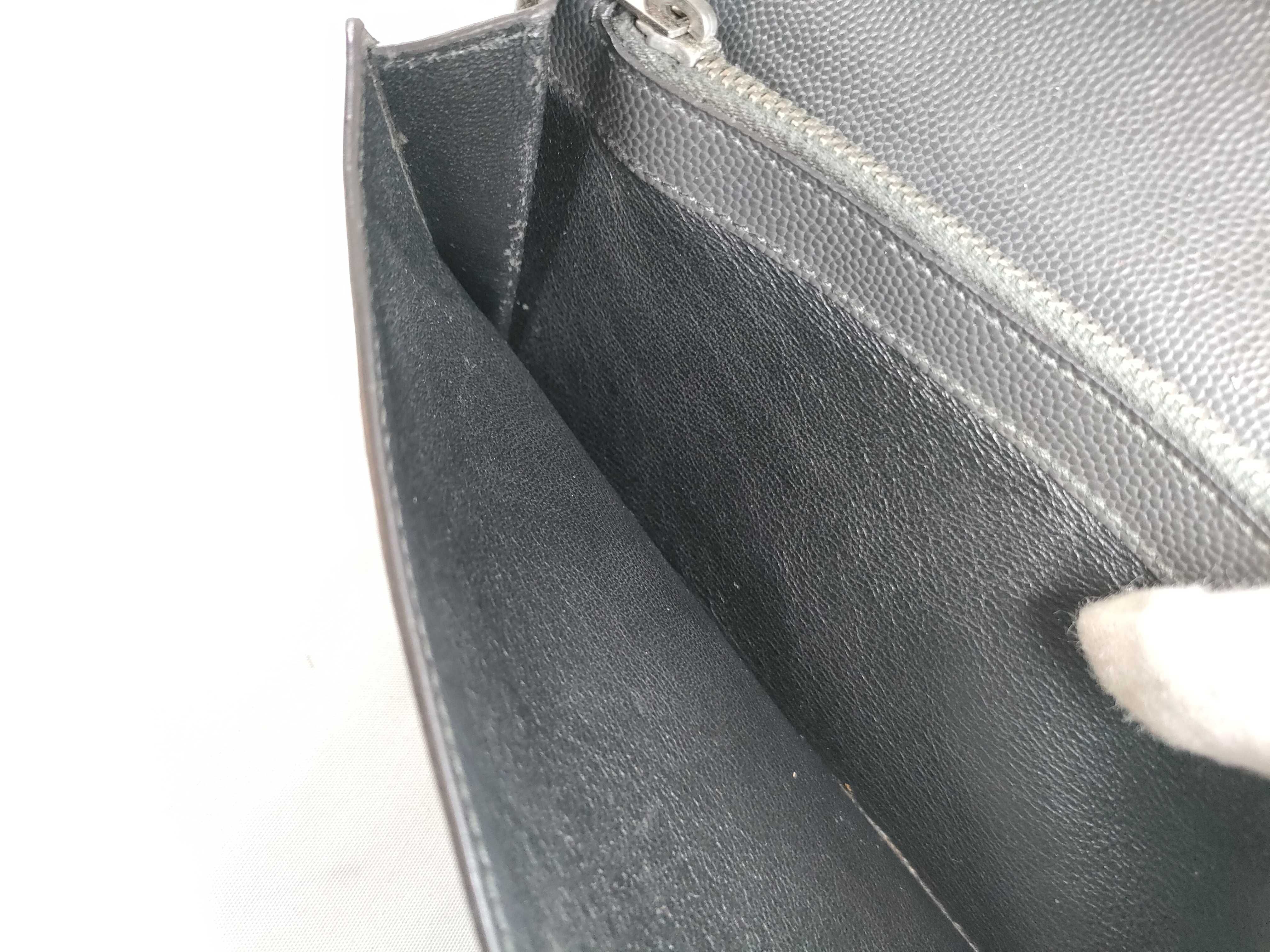 Round Zip Long Wallet Dark Gray Wallet — view 12