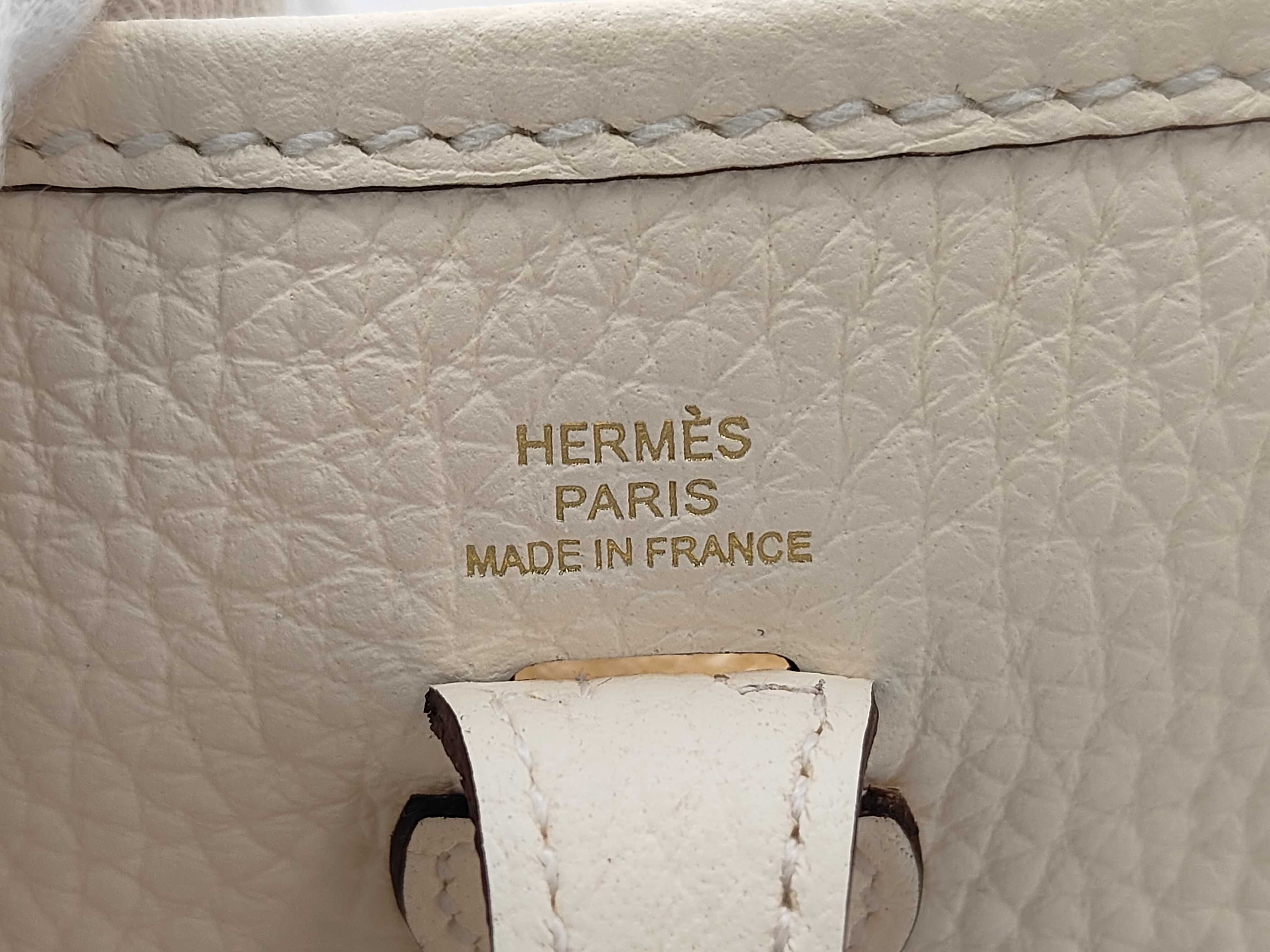 Mini Evelyne TPM 16 Taurillon Clemence Shoulder Bag, Nata, K Stamp — view 7