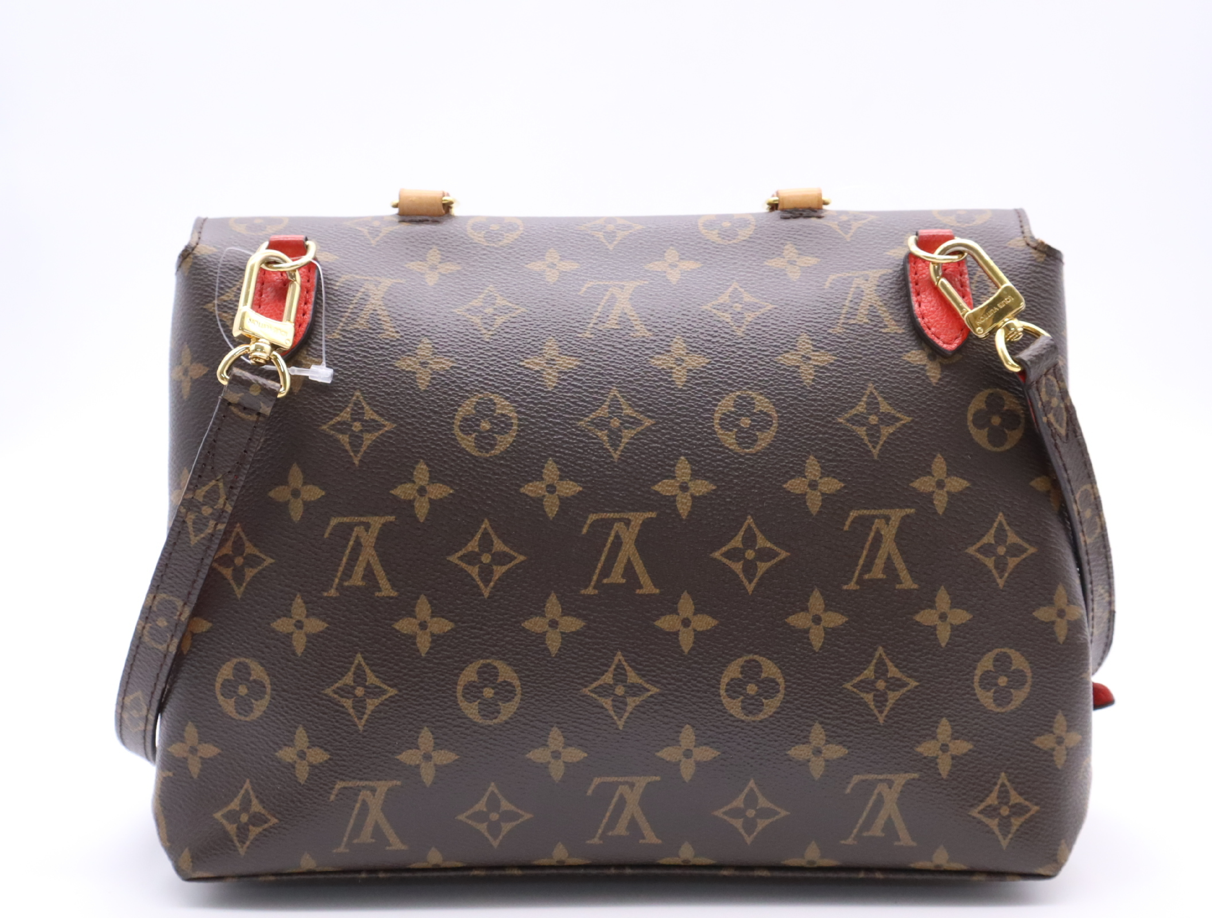 M44286 Monogram Marignan Coquelicot Handbag with Shoulder Strap — view 2