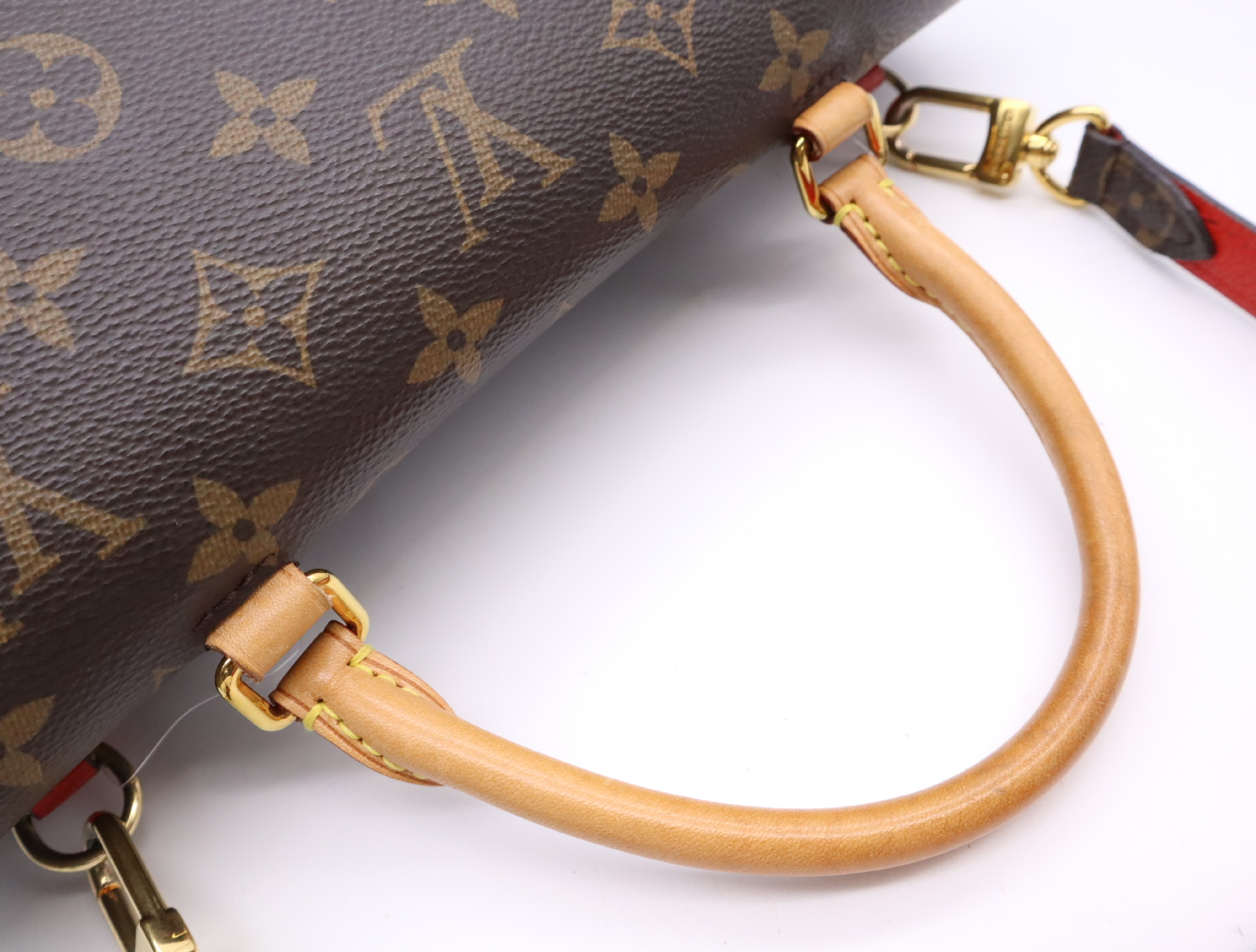 M44286 Monogram Marignan Coquelicot Handbag with Shoulder Strap — view 12