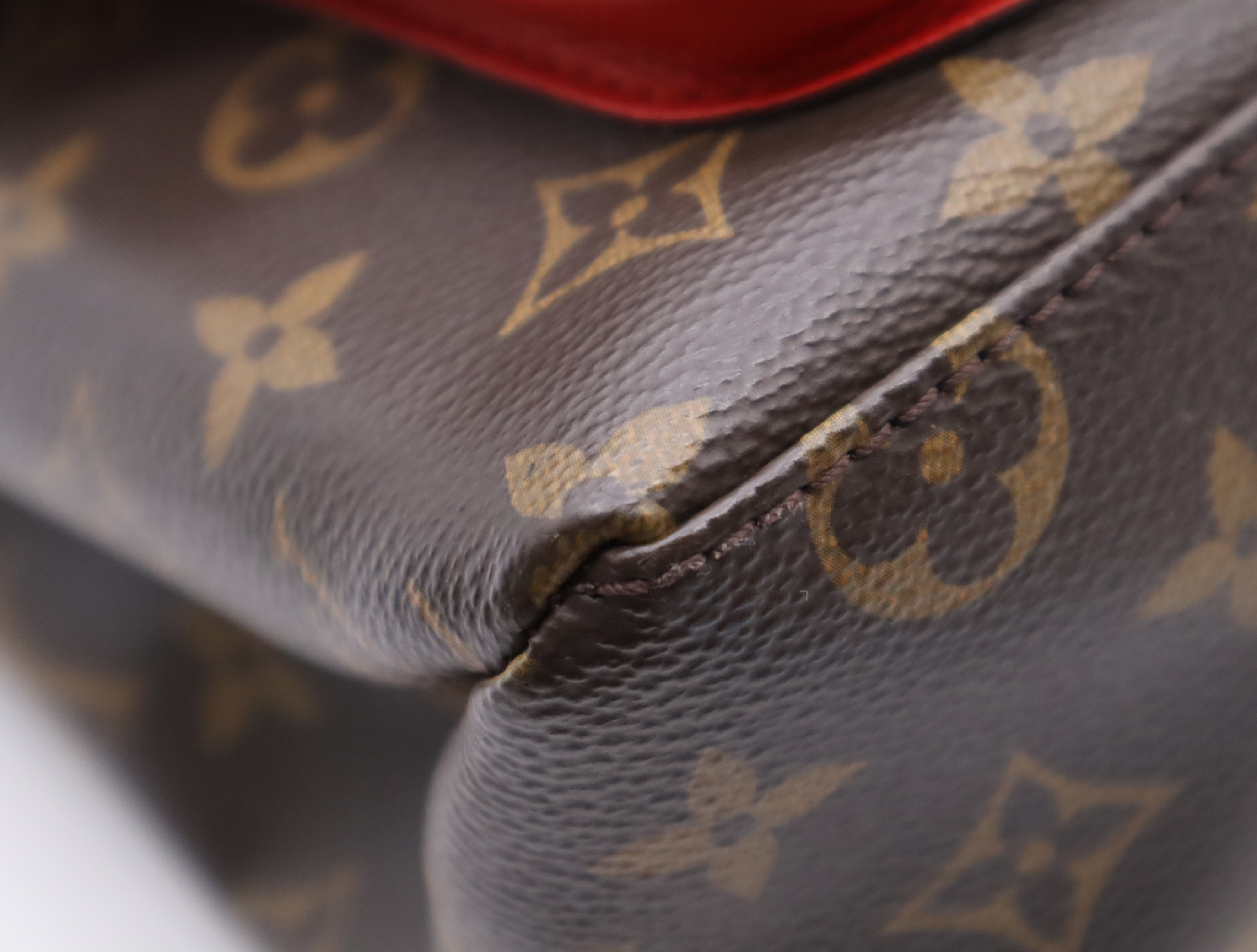 M44286 Monogram Marignan Coquelicot Handbag with Shoulder Strap — view 6