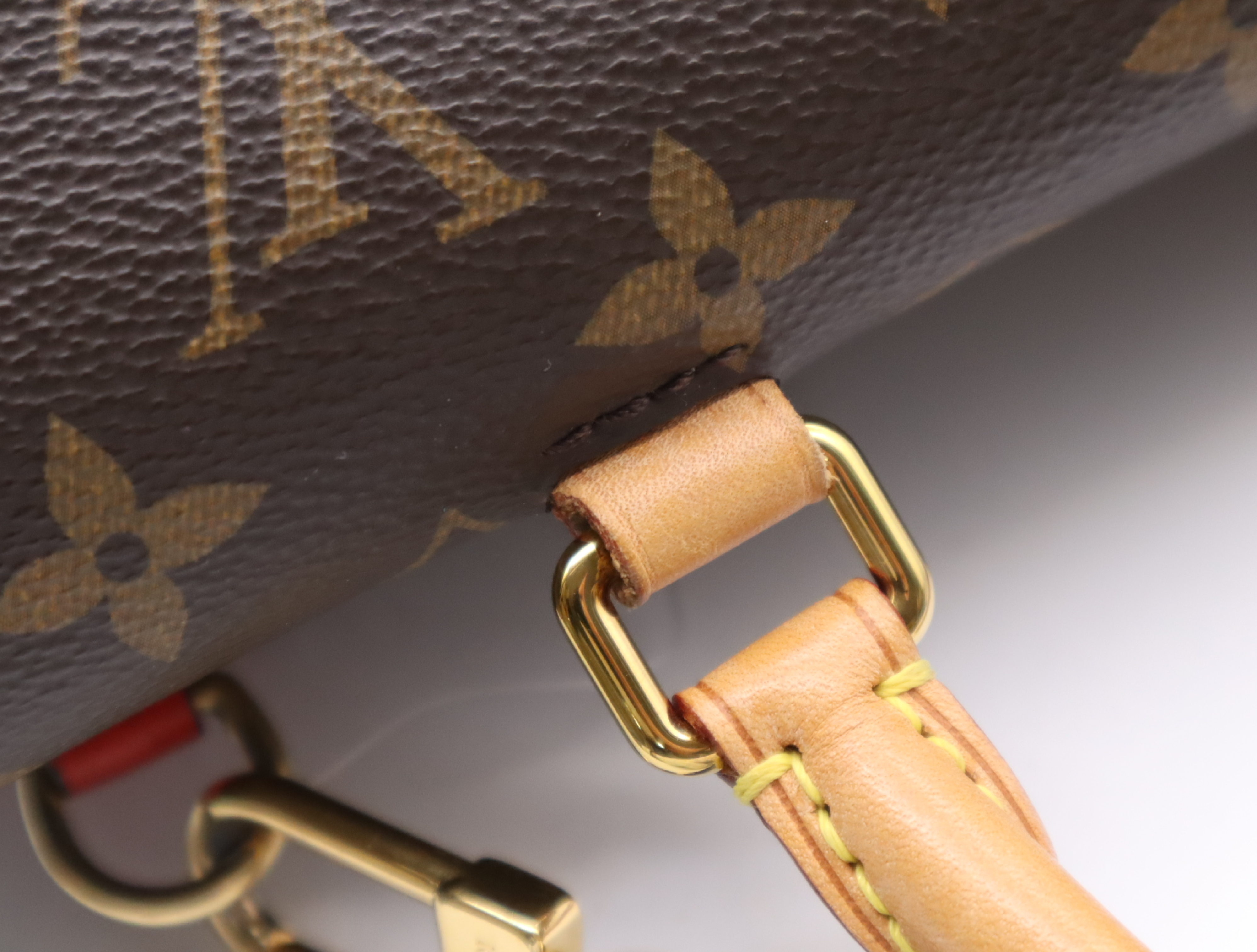 M44286 Monogram Marignan Coquelicot Handbag with Shoulder Strap — view 9
