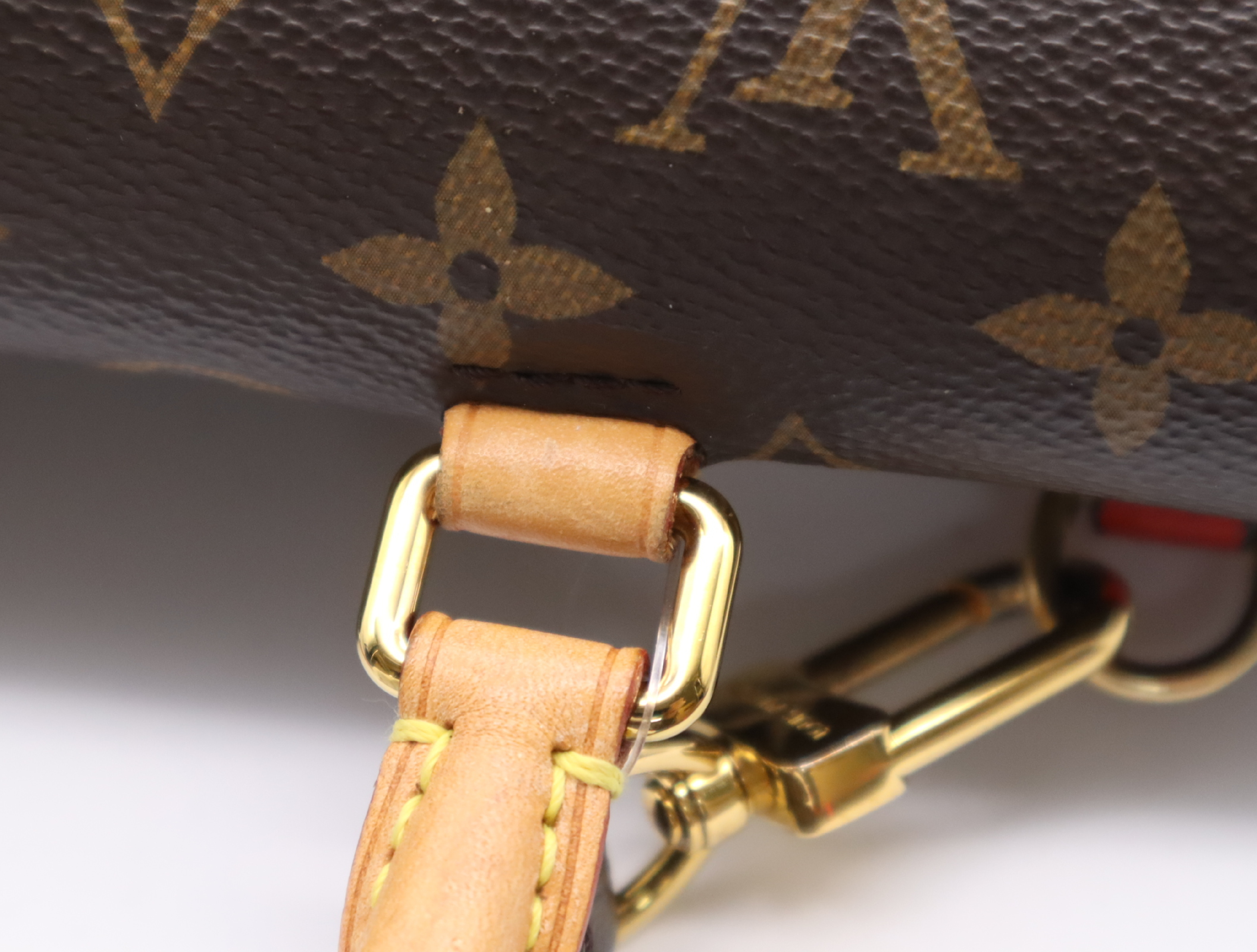M44286 Monogram Marignan Coquelicot Handbag with Shoulder Strap — view 10
