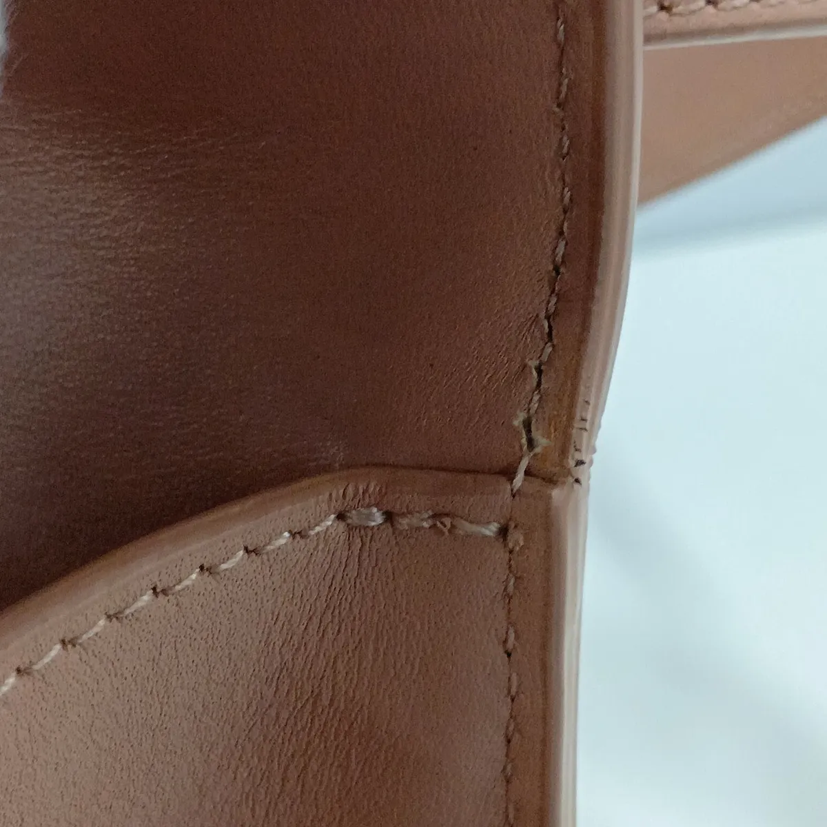 30 Montaigne Leather Shoulder Bag, Pink — view 11
