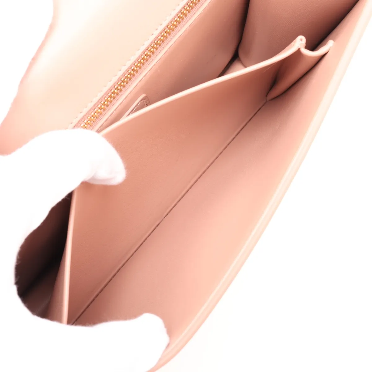 30 Montaigne Leather Shoulder Bag, Pink — view 8