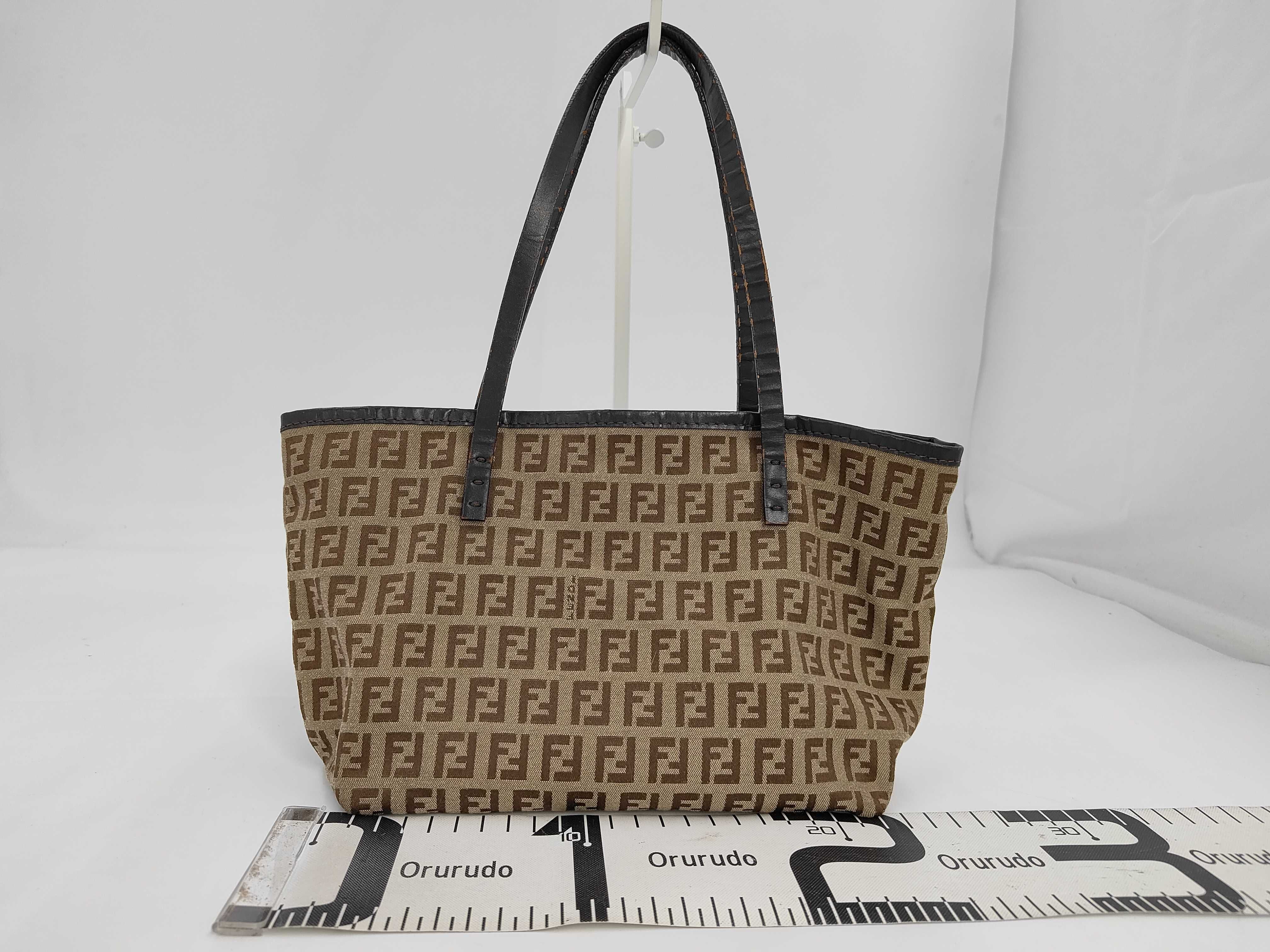 Zucca pattern logo handbag tote bag — view 2