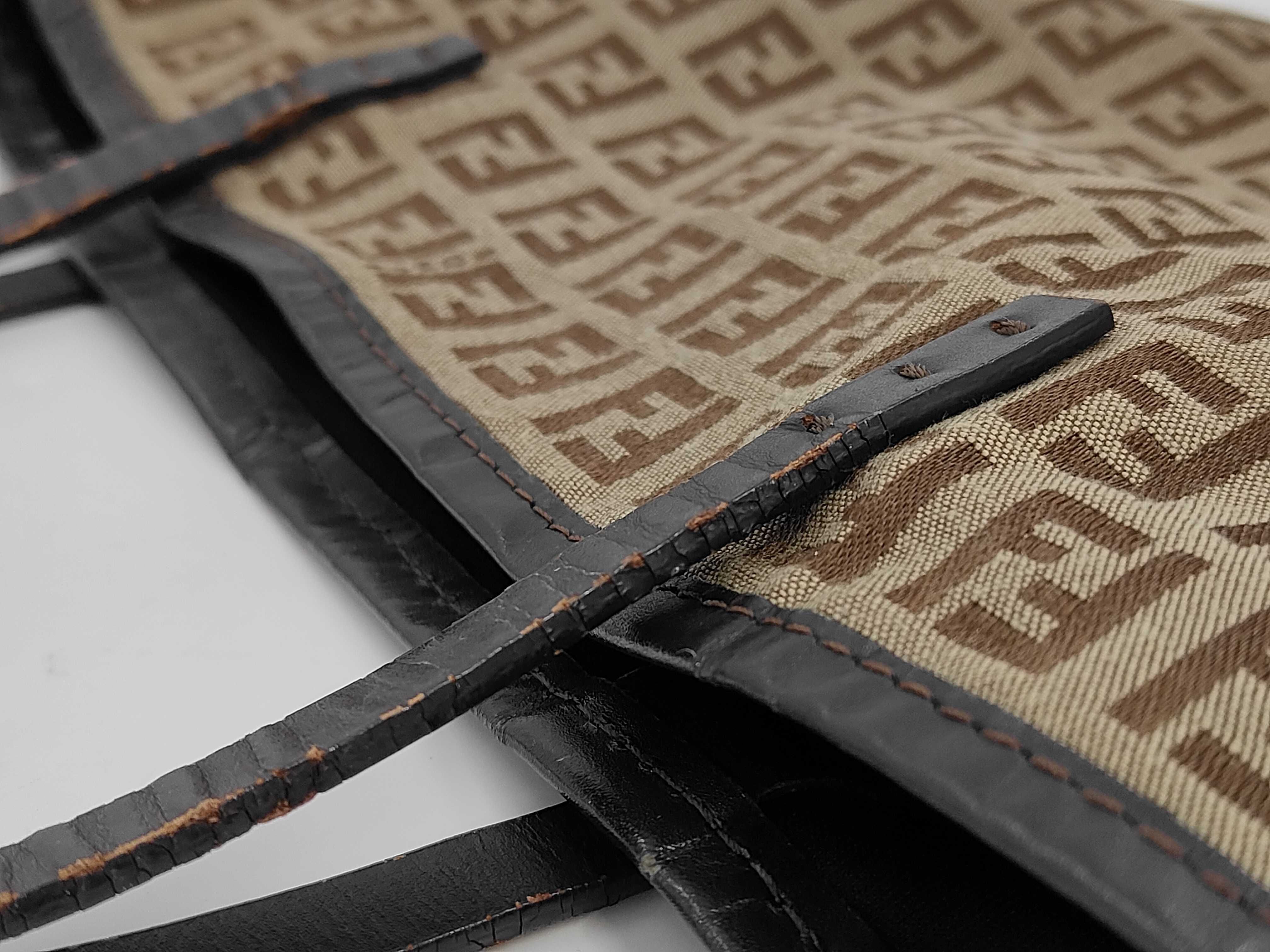 Zucca pattern logo handbag tote bag — view 5